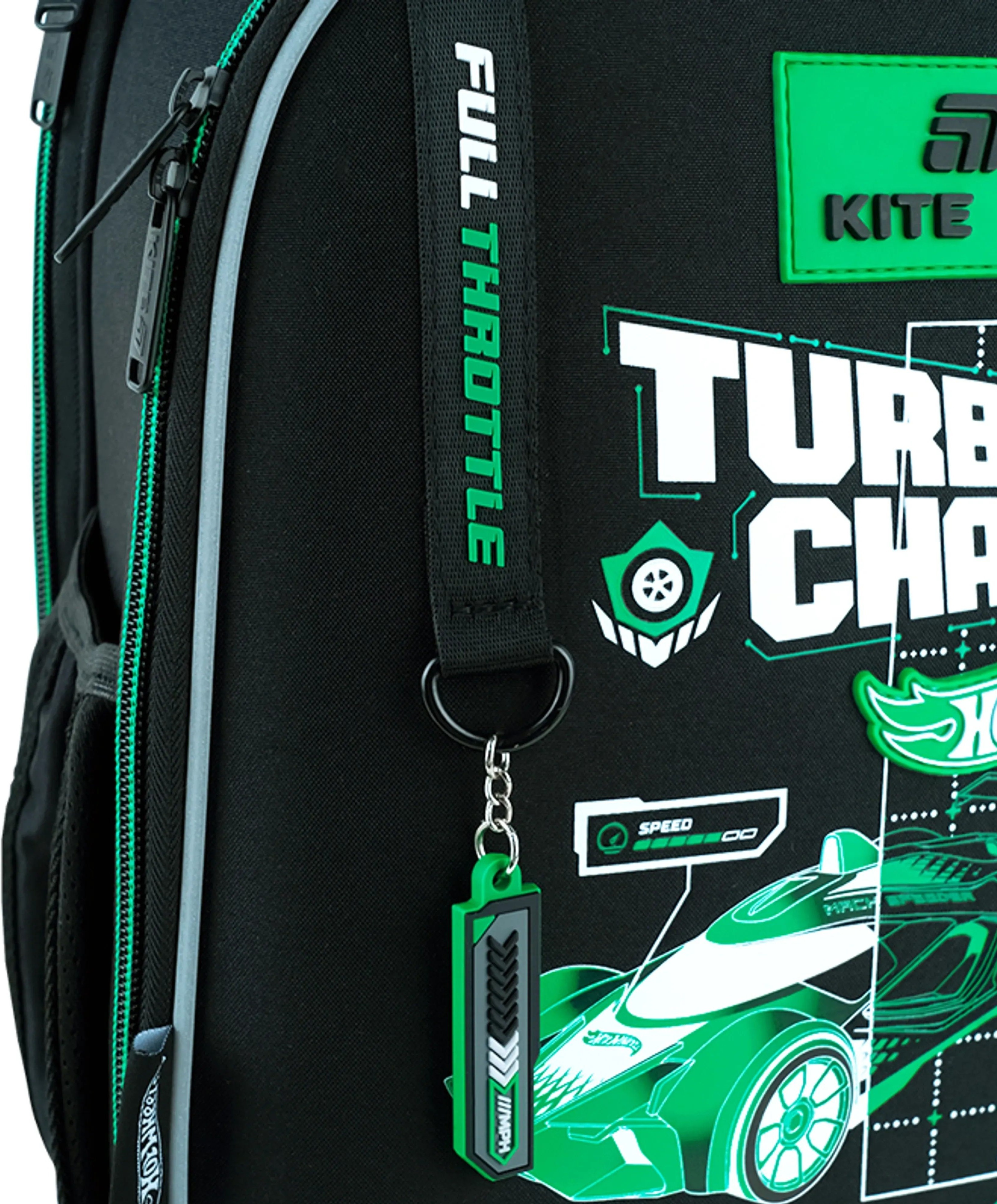 Рюкзак школьный каркасный Kite Education Hot Wheels HW26-555S фото 