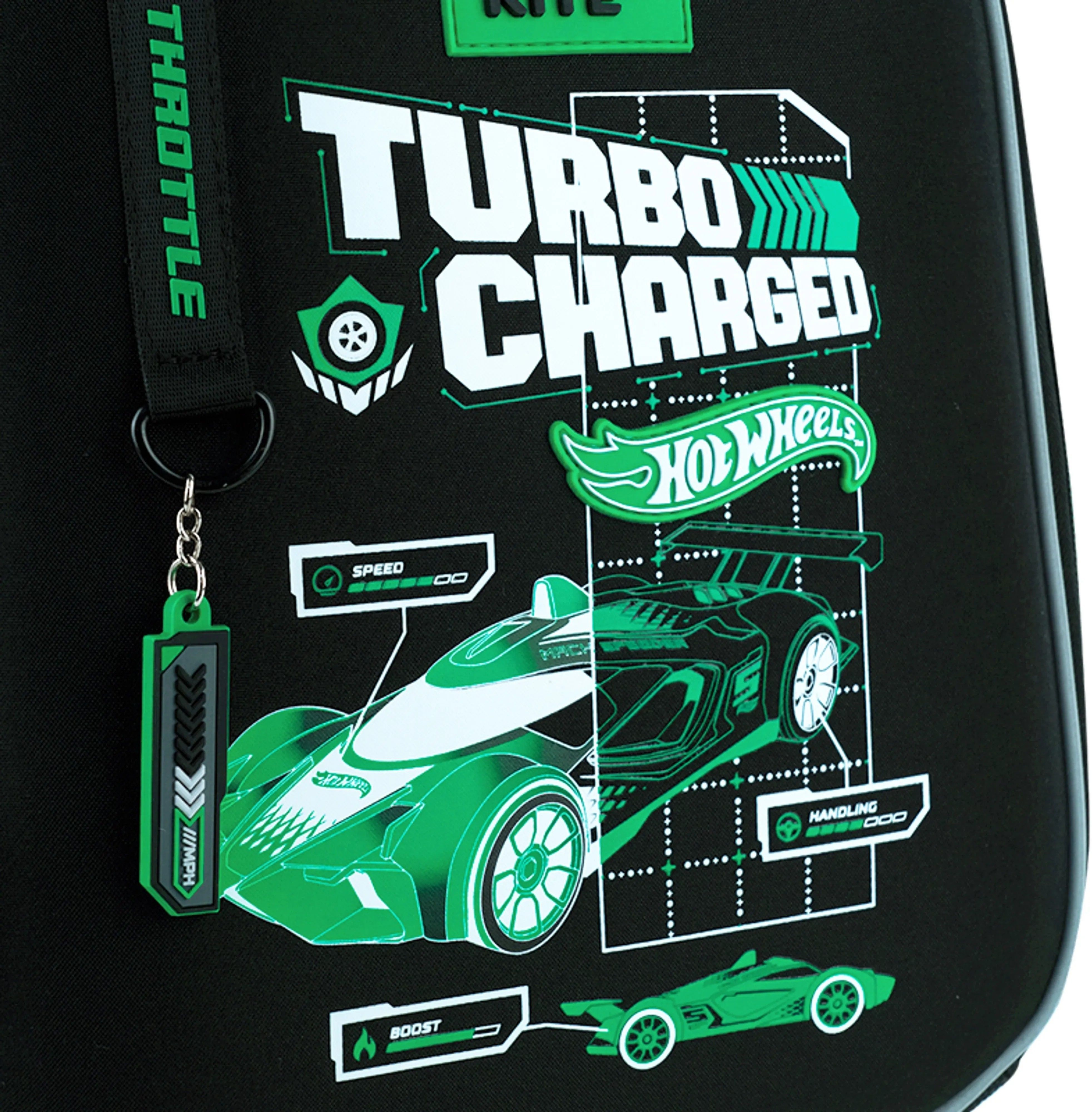 Рюкзак школьный каркасный Kite Education Hot Wheels HW26-555S фото 