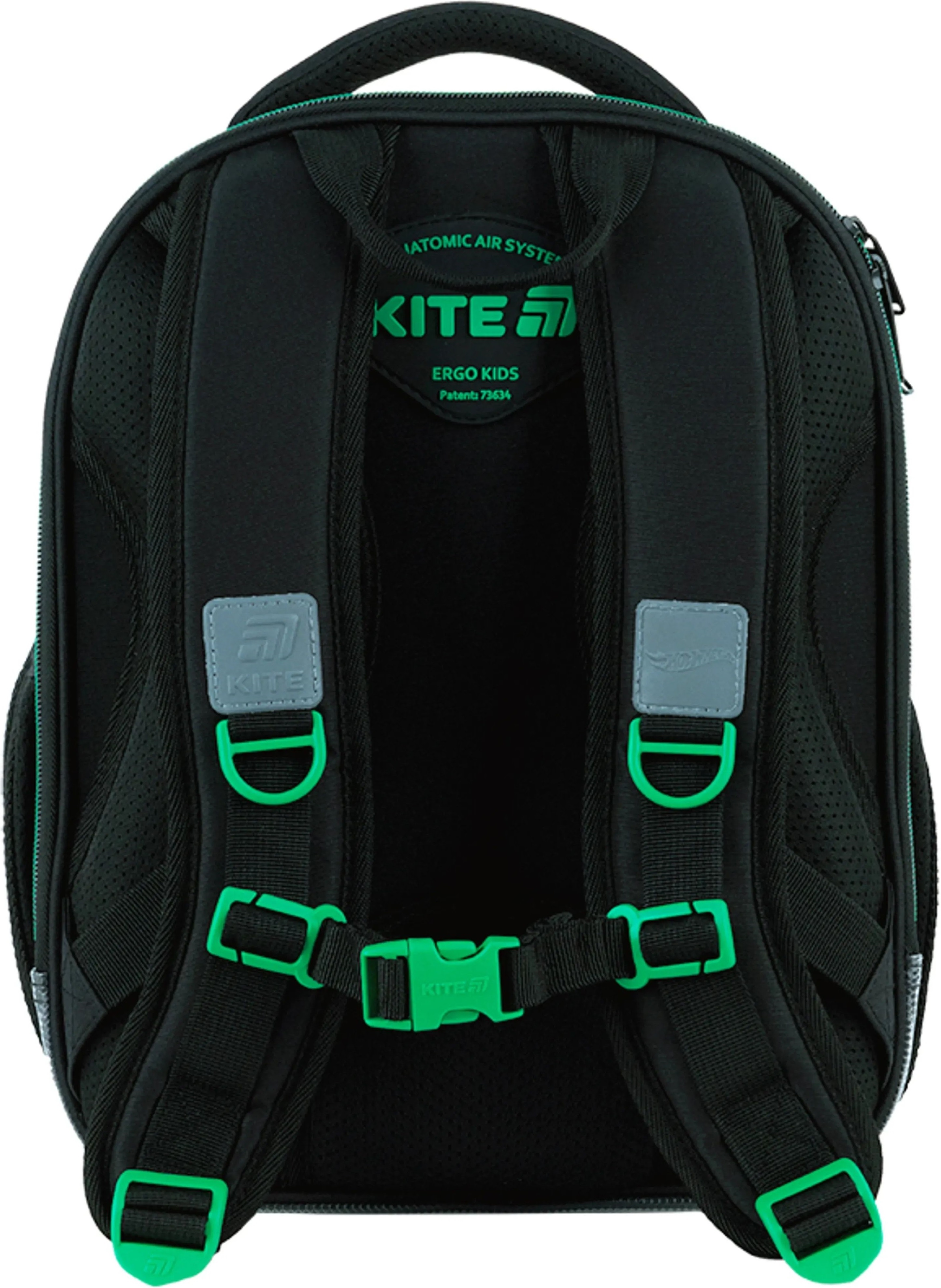 Рюкзак школьный каркасный Kite Education Hot Wheels HW26-555S фото 