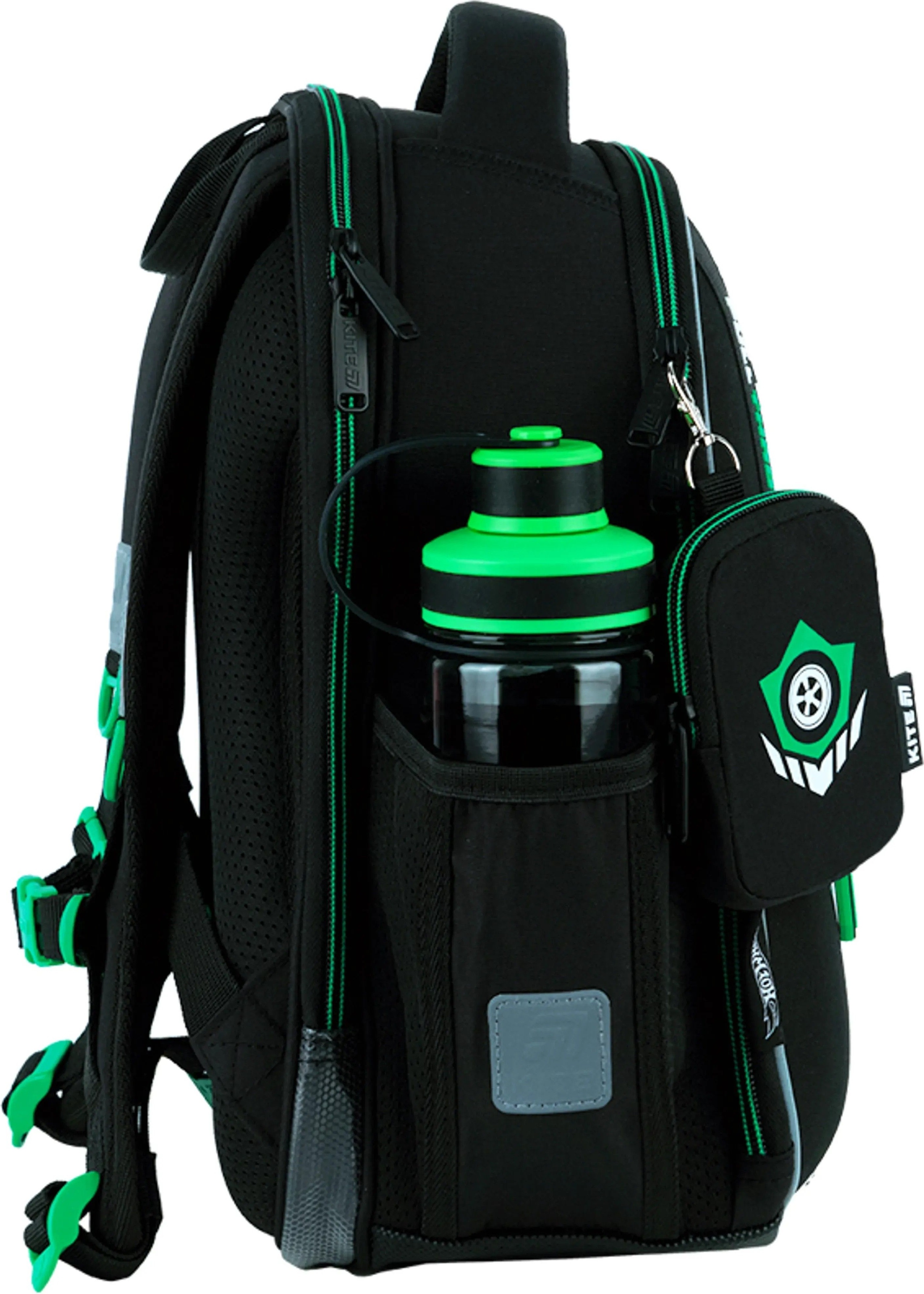 Рюкзак школьный каркасный Kite Education Hot Wheels HW26-555S фото 