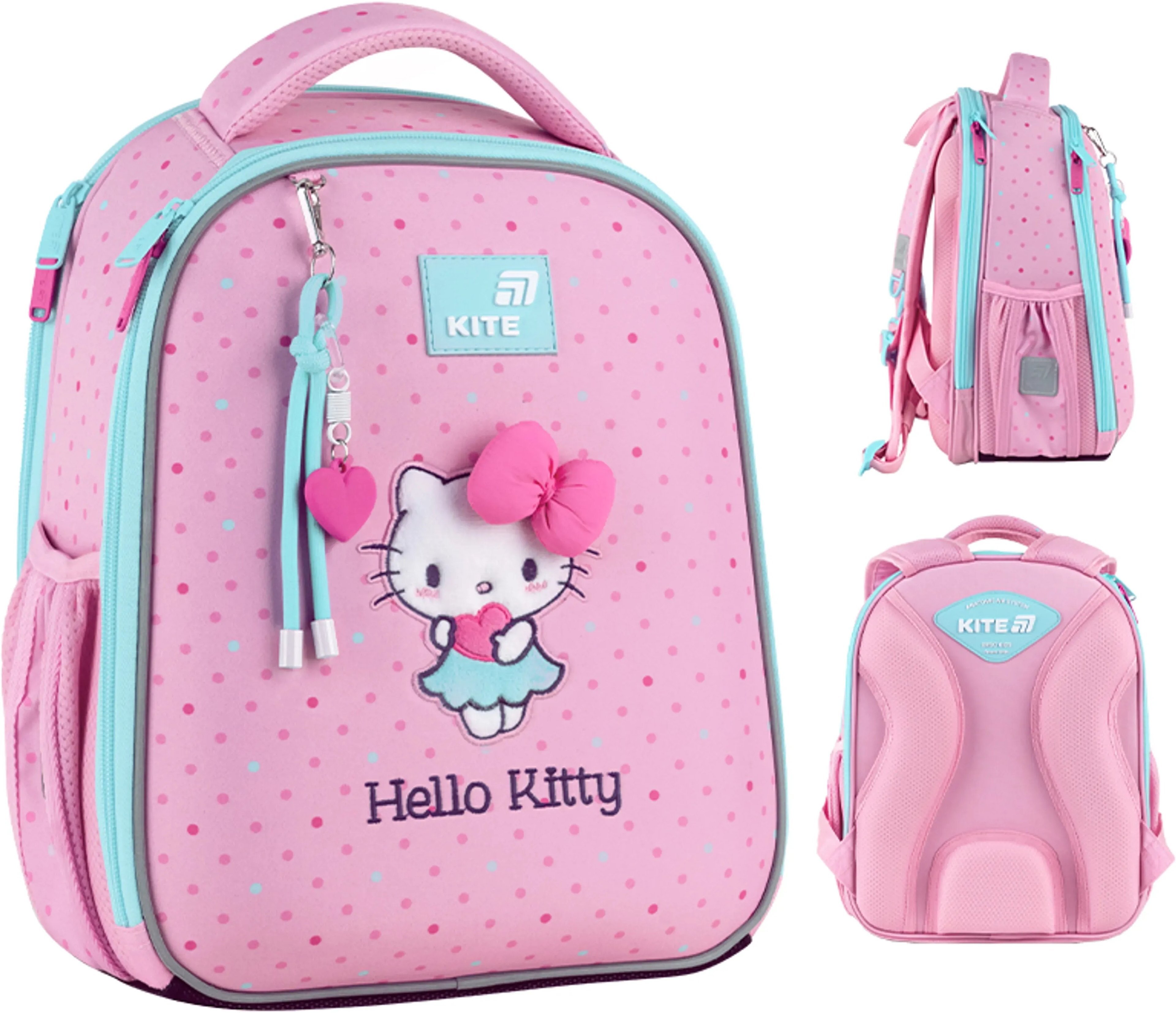 Рюкзак школьный каркасный Kite Education Hello Kitty HK26-555S-1 фото 