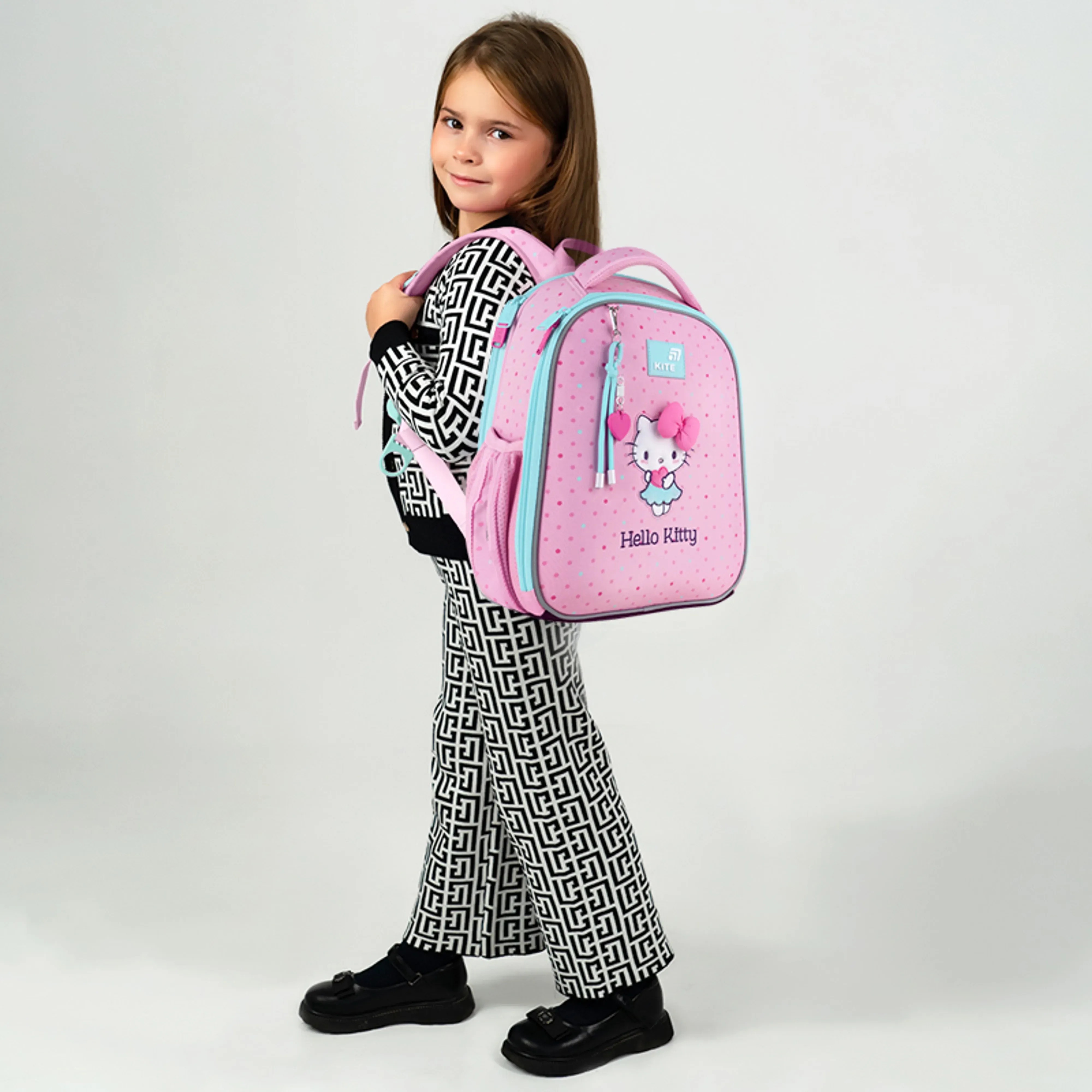 Рюкзак школьный каркасный Kite Education Hello Kitty HK26-555S-1 фото 