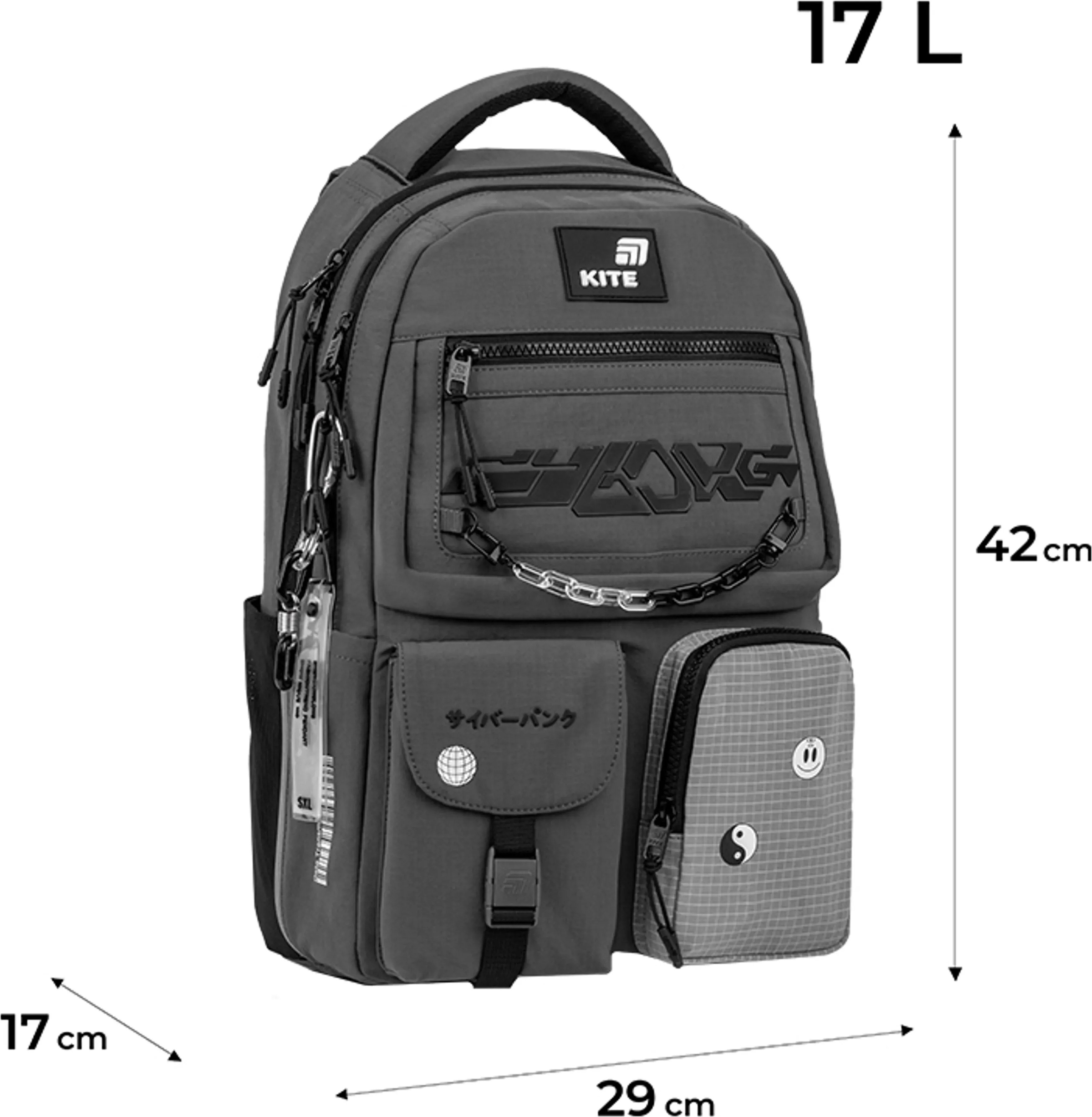Рюкзак Kite Education teens Swarm K26-2587M-4 фото 