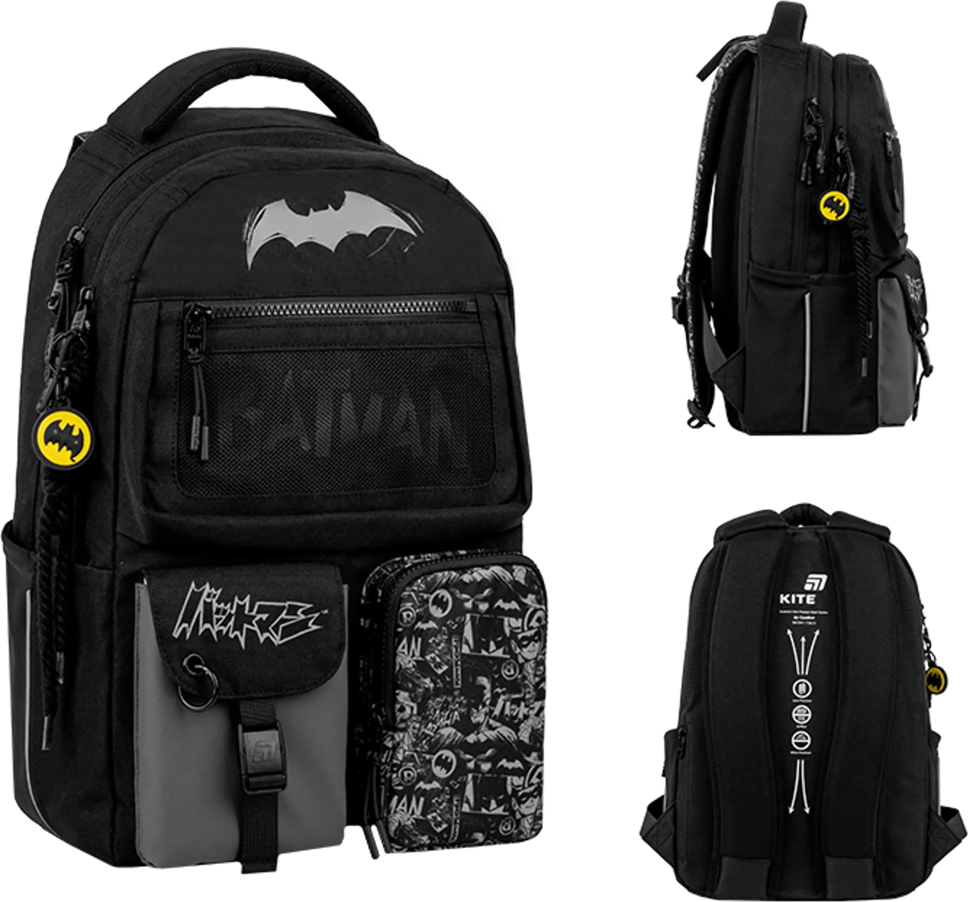 Рюкзак Kite Education teens DC Comics DC26-2587M фото 