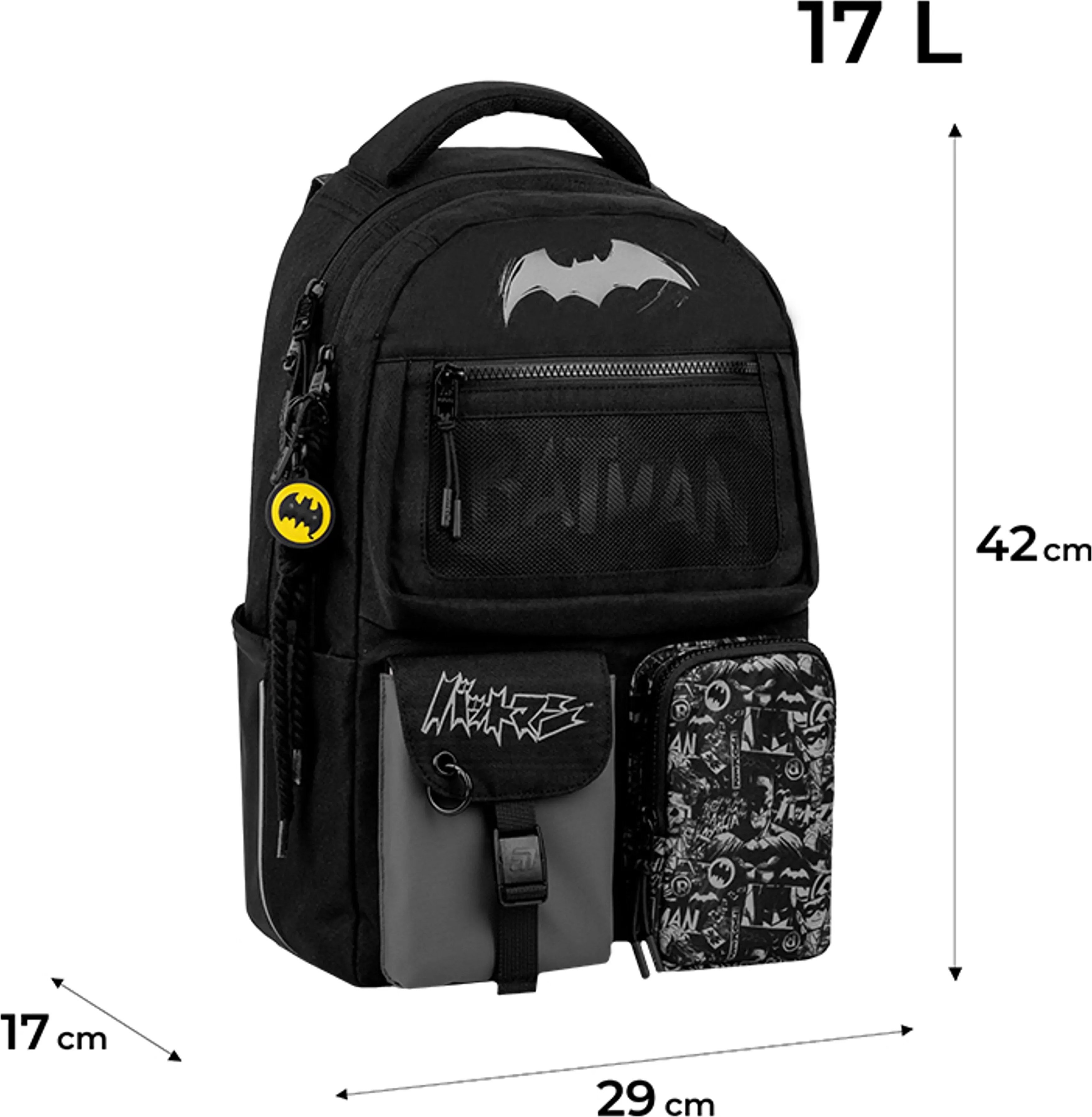 Рюкзак Kite Education teens DC Comics DC26-2587M фото 