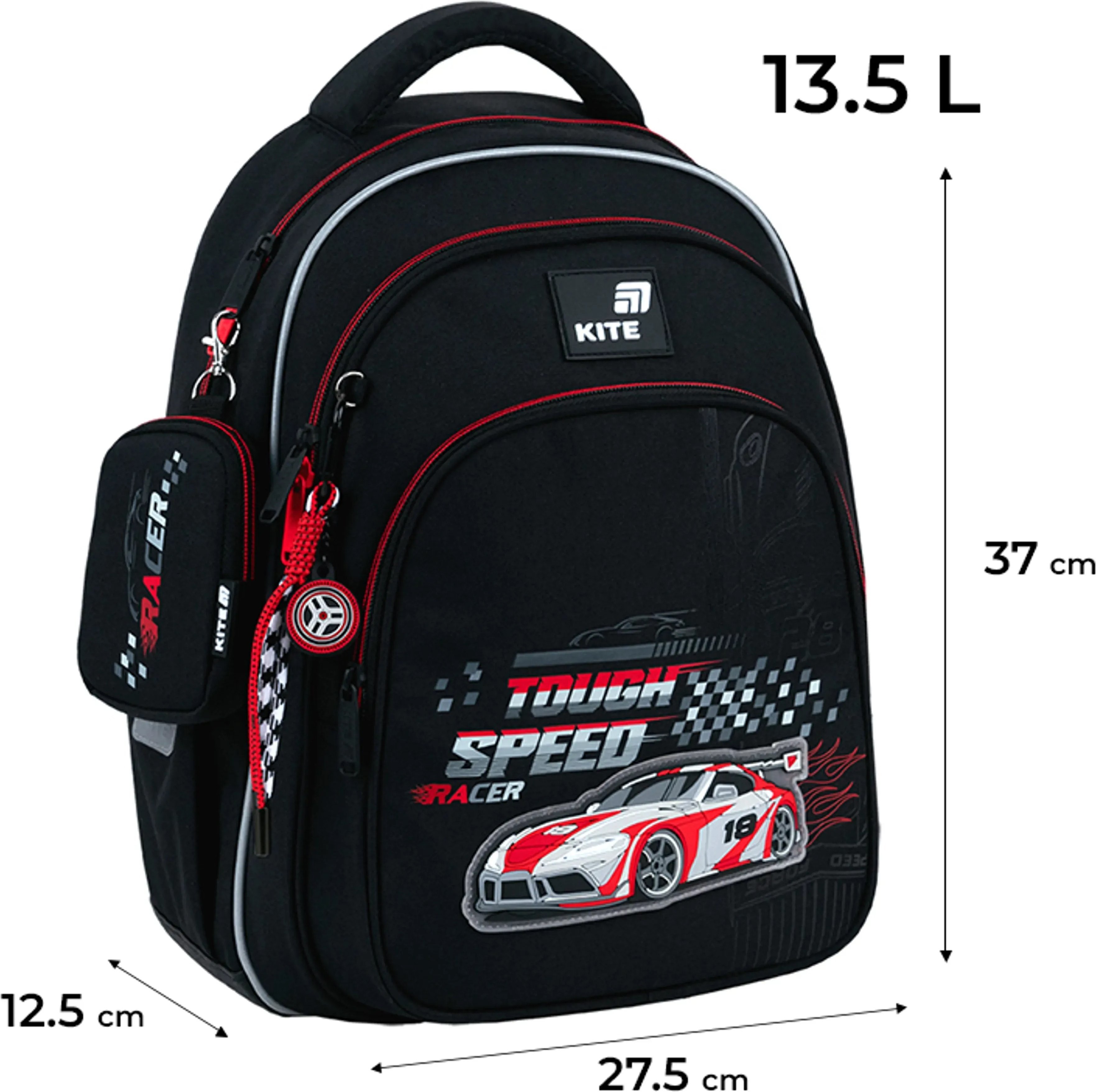 Школьный рюкзак Kite Education Speed ​​Racer K26-763S-2 фото 