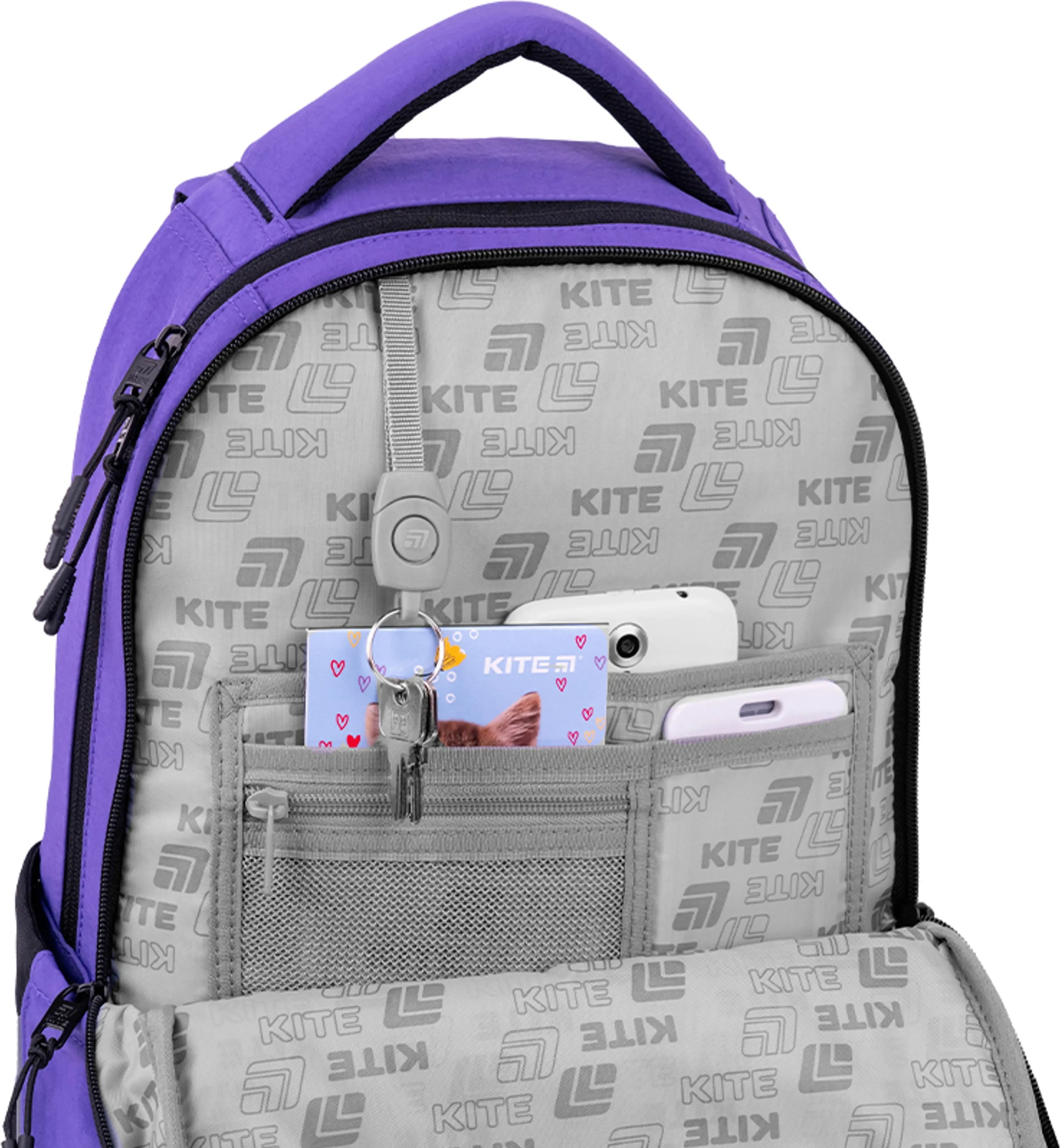 Рюкзак Kite Education teens Kuromi HK26-2587M-1 фото 