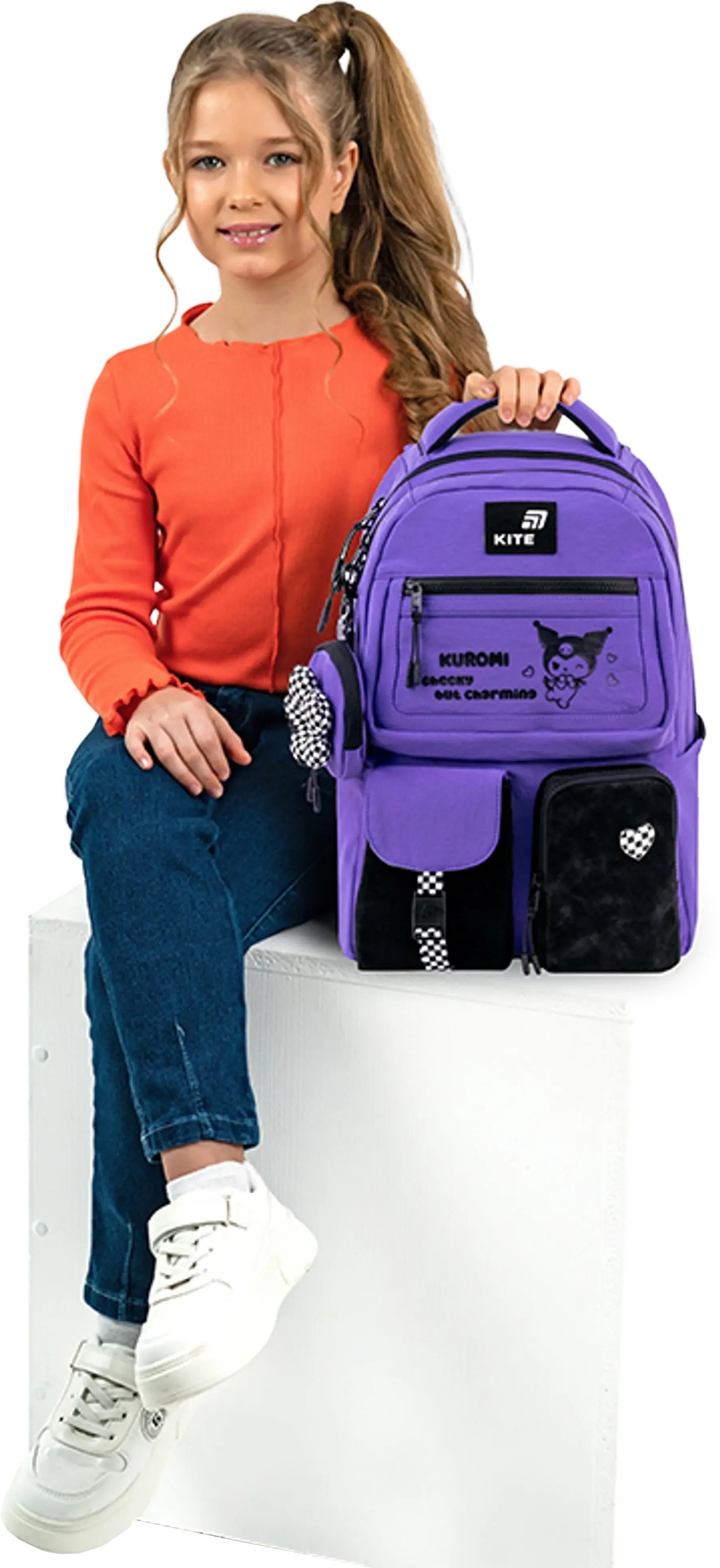 Рюкзак Kite Education teens Kuromi HK26-2587M-1 фото 
