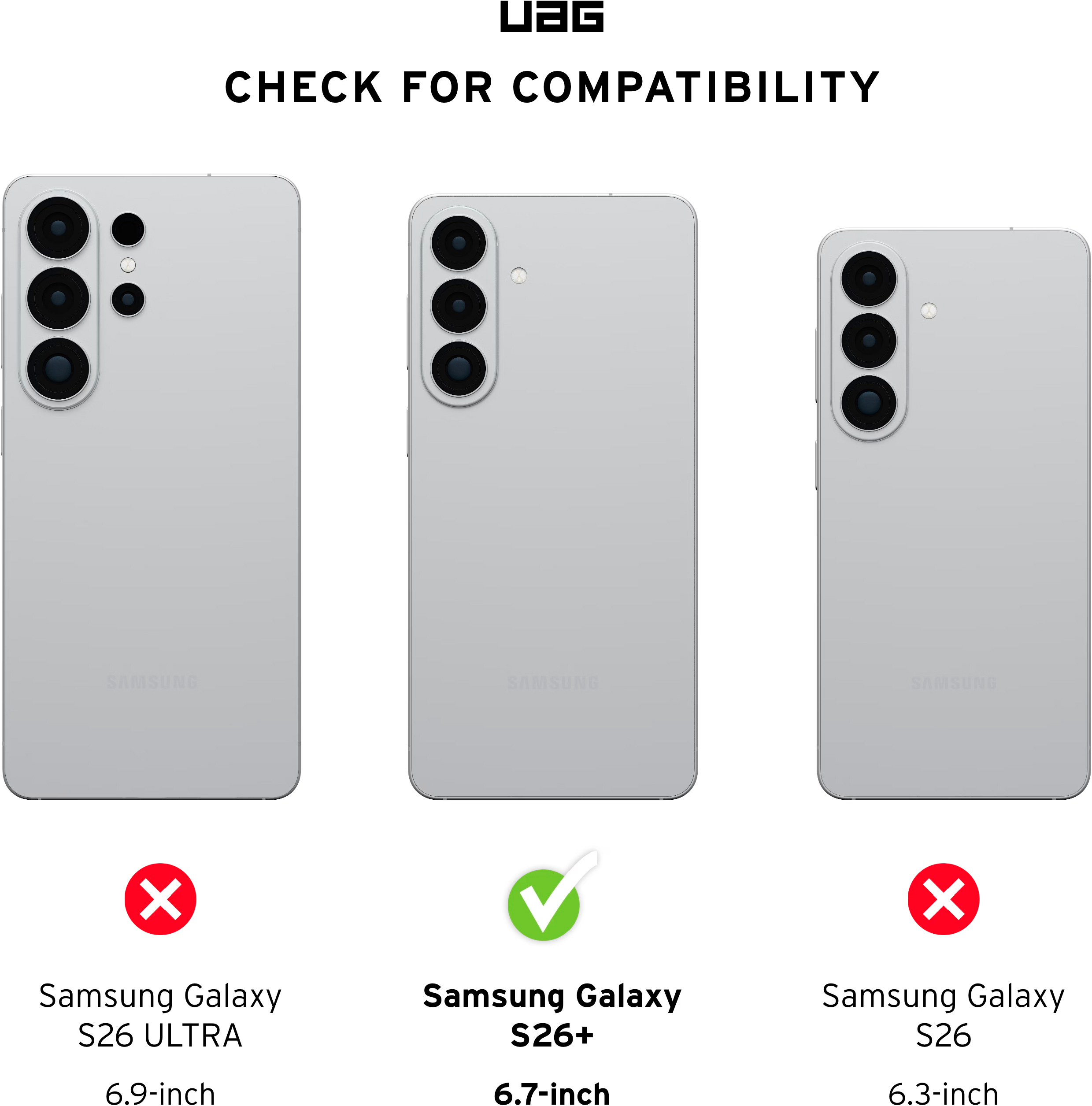 Защитное стекло UAG для Samsung Galaxy S26+, Clear (24447711NA) фото 8