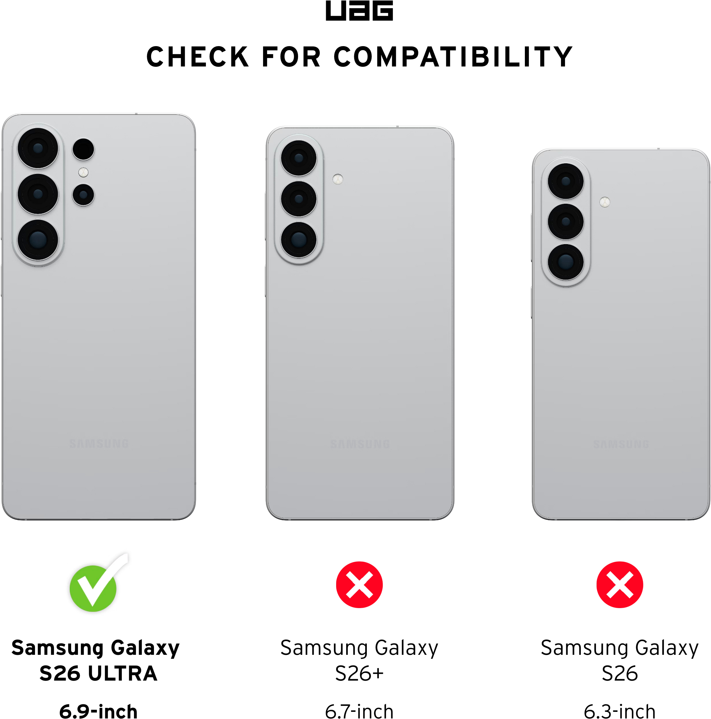 Защитное стекло UAG для Samsung Galaxy S26 Ultra, Clear (24447611NA) фото 8