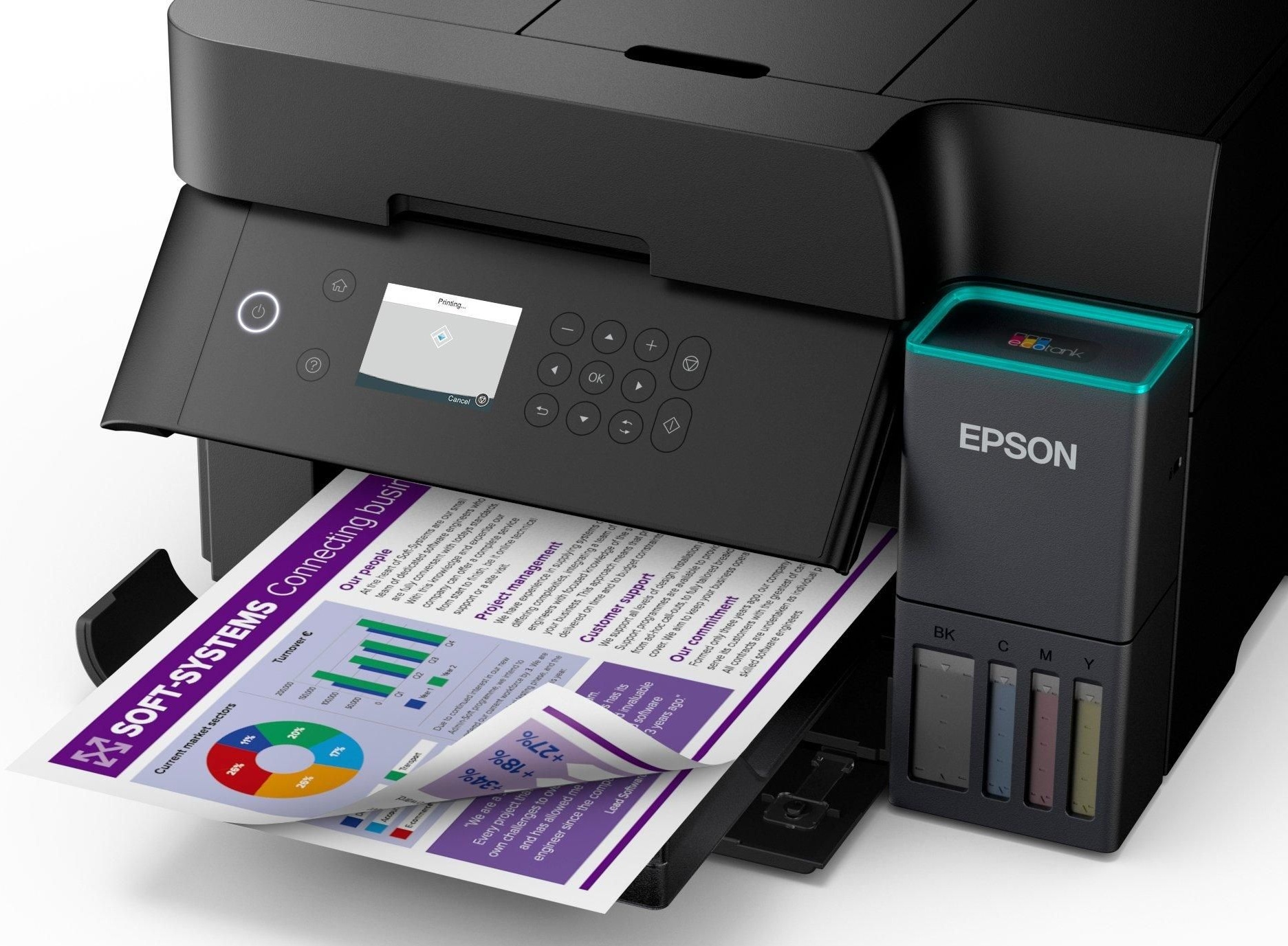 БФП струменевий Epson EcoTank L6370 з Wi-Fi (C11CL43405)фото