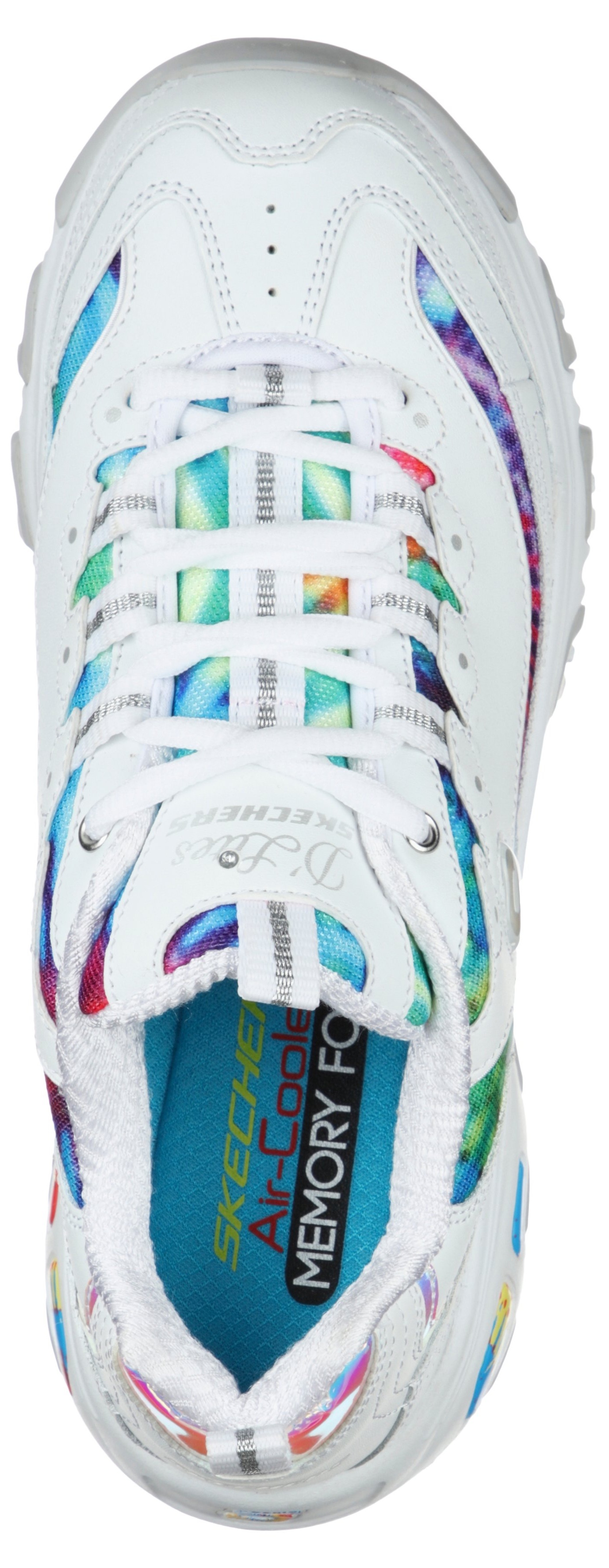 Кроссовки женские Skechers D'Lites - Summer Fiesta 149015W WMLT 37,5 (7,5 US) белые фото 4