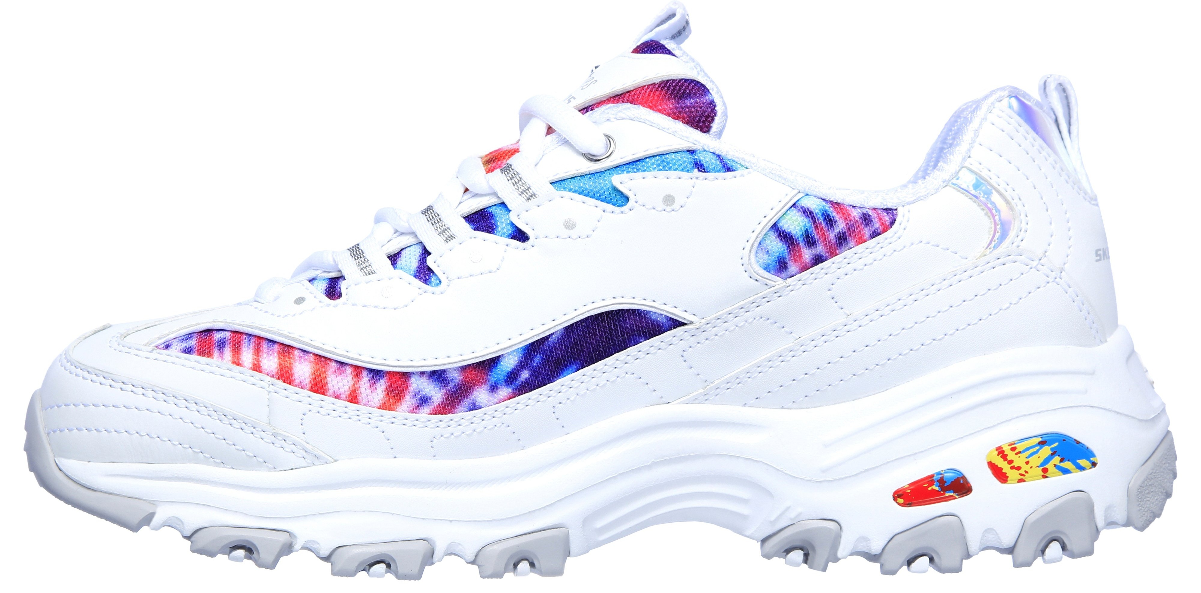 Кроссовки женские Skechers D'Lites - Summer Fiesta 149015W WMLT 38 (8 US) белые фото 