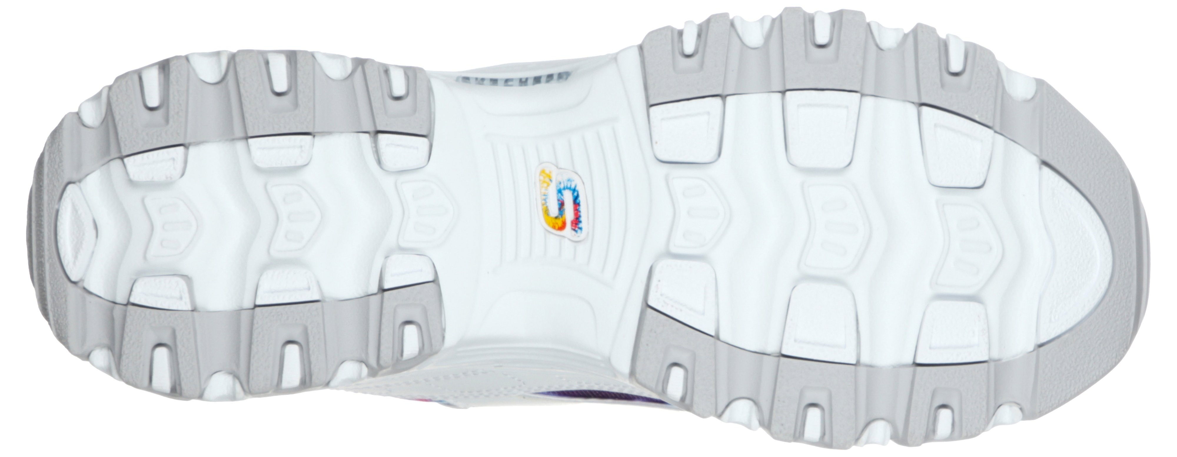 Кроссовки женские Skechers D'Lites - Summer Fiesta 149015W WMLT 38 (8 US) белые фото 