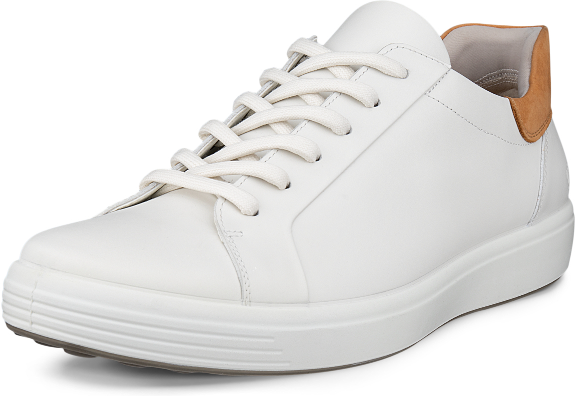 Кеды низкие мужские ECCO Soft 2.0 47082450104 43 белые фото 