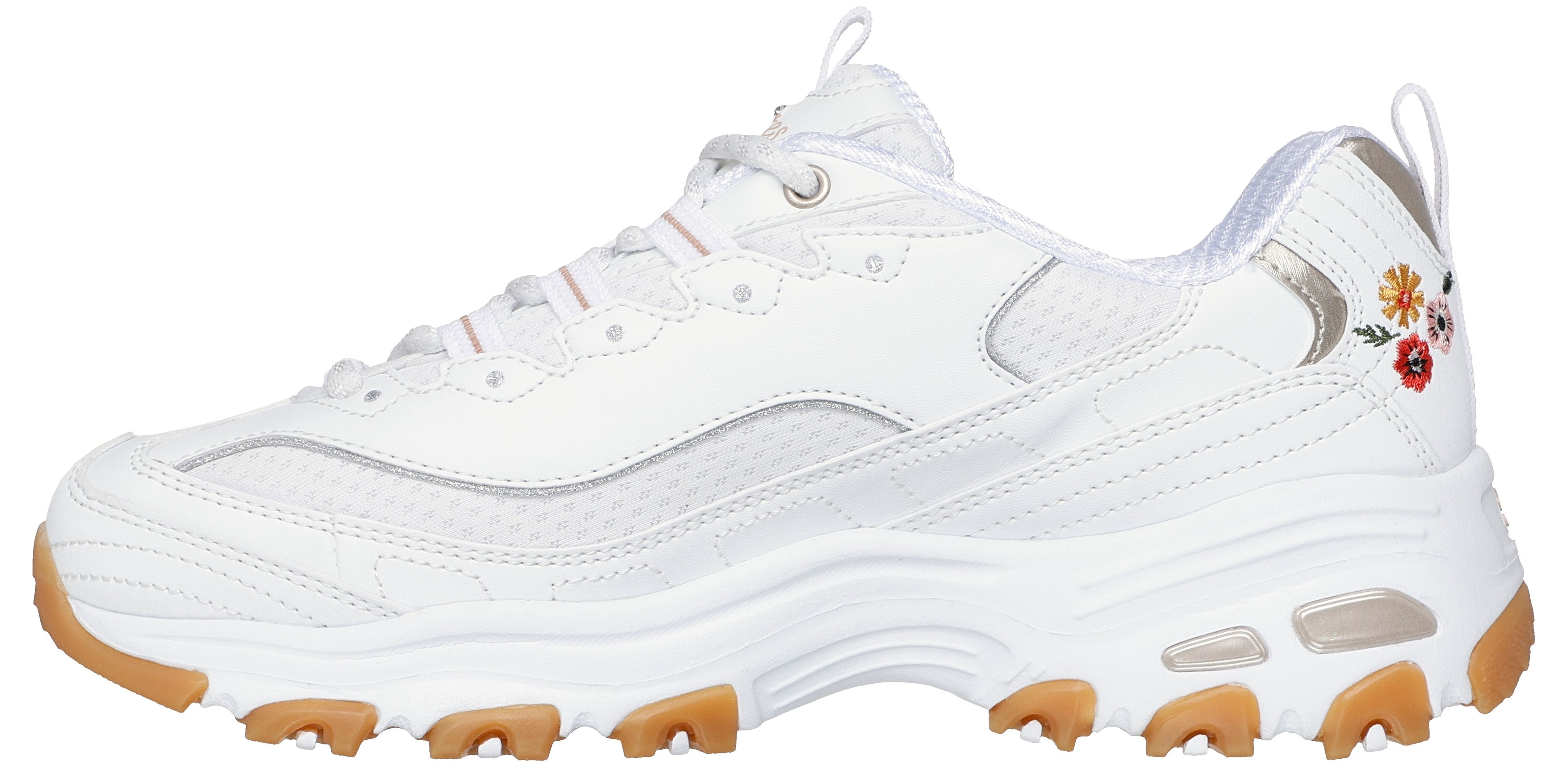 Кроссовки женские Skechers D'Lites - Spring Bloom 150553 WHT 40 (10 US) белые фото 