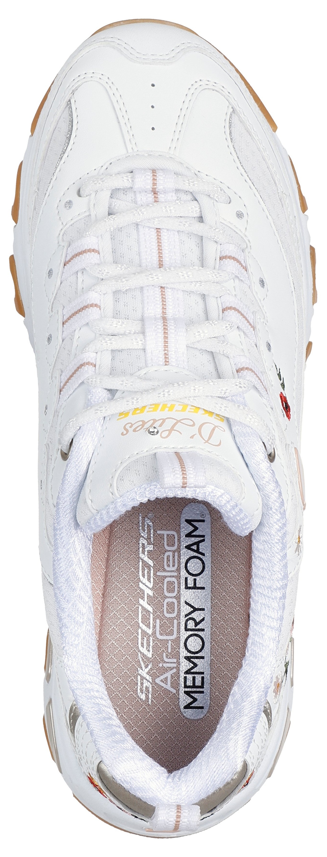 Кроссовки женские Skechers D'Lites - Spring Bloom 150553 WHT 38,5 (8,5 US) белые фото 