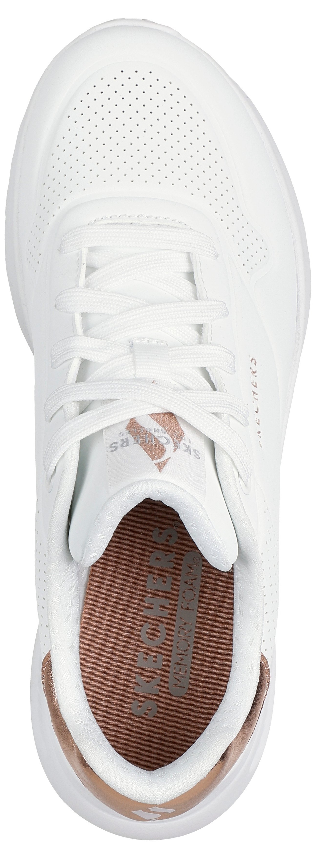 Кроссовки женские Skechers UNO Lite 177291 WHT 38 (8 US) белые фото 