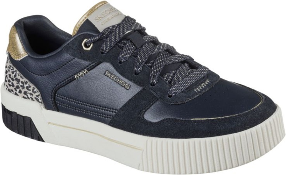 Кеды женские Skechers Jade 185390 BKMT 40 (10 US) черные фото 