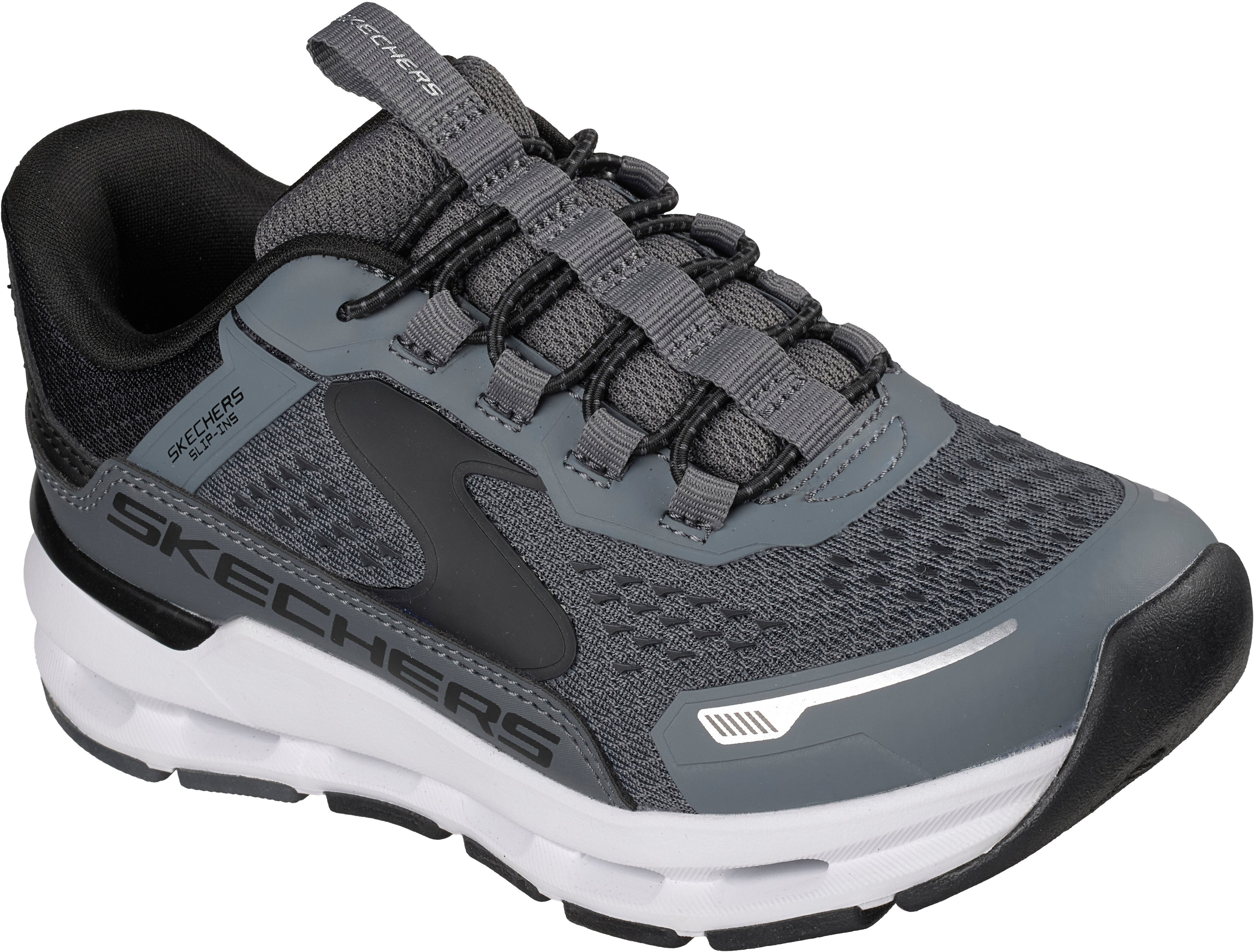 Кроссовки для мальчиков Skechers Glide-Step Plus 404203L CCBK 35,5 (3,5 US) серые фото 