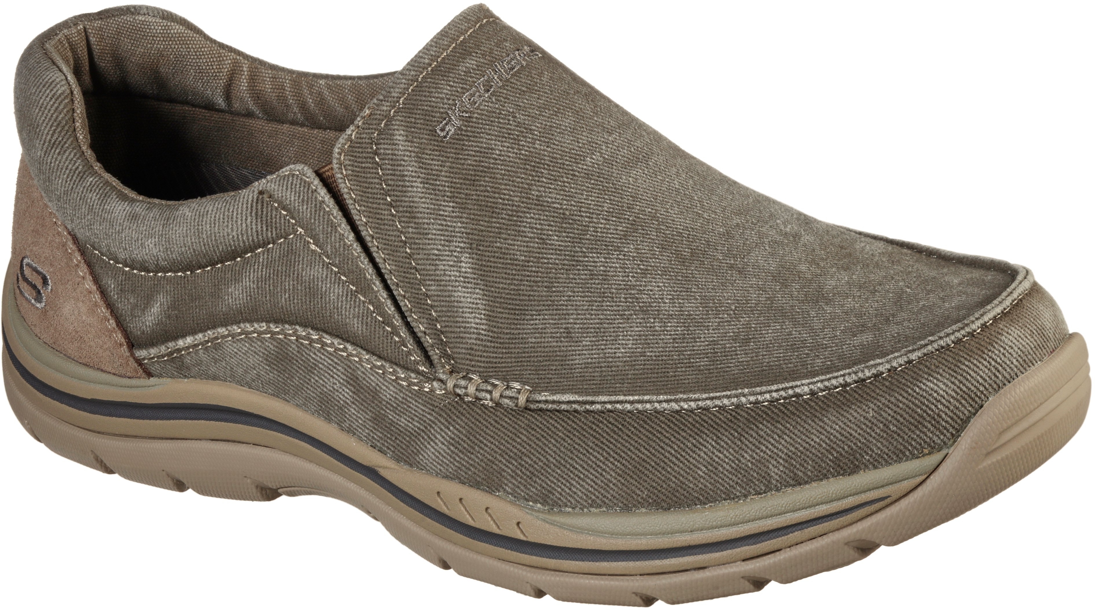 Мокасіни чоловічі Skechers Relaxed Fit: Expected - Avillo Wide Fit 64109EW KHK 43 (10 US) тауповіфото