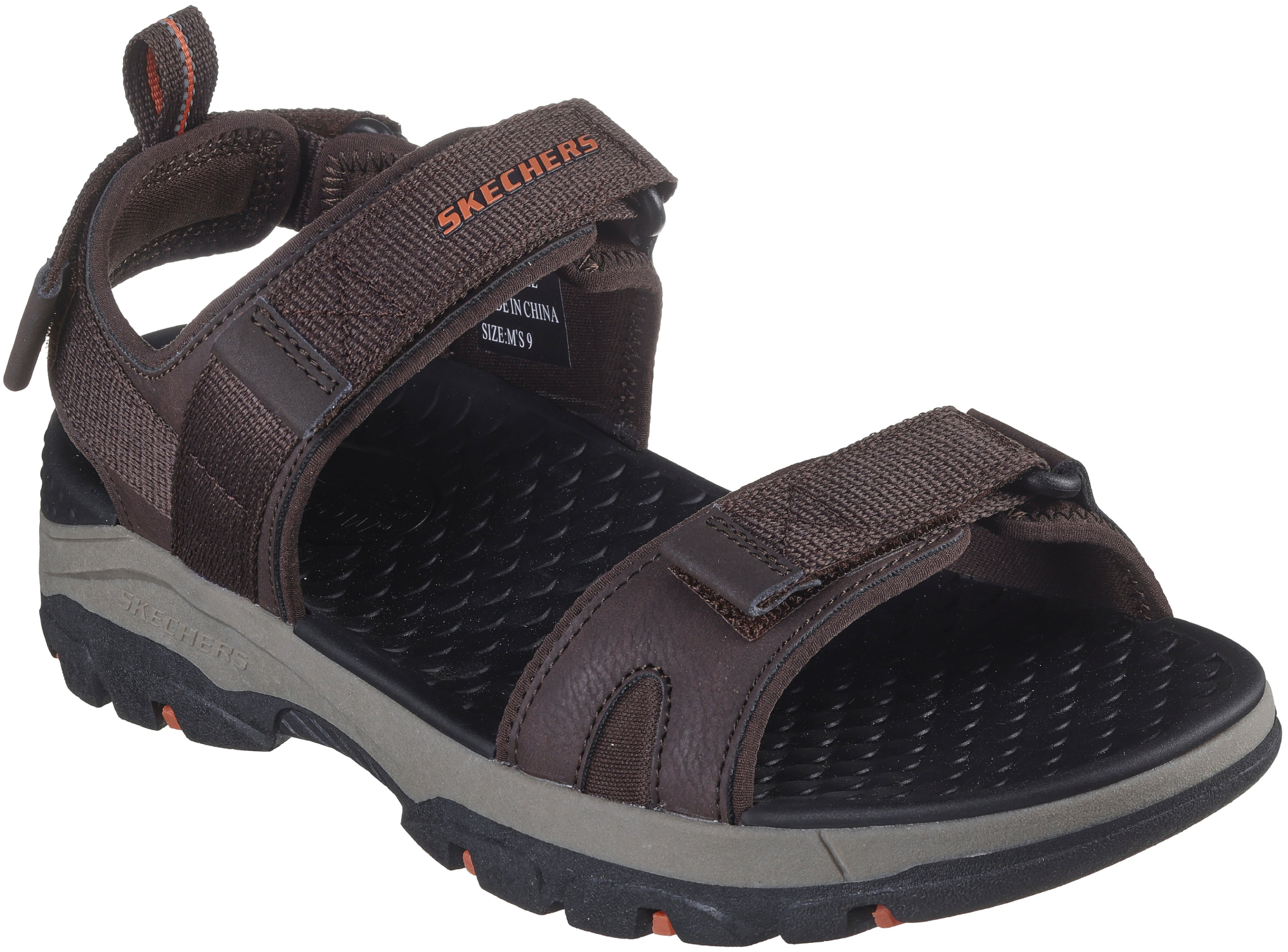 Сандалии мужские Skechers Casual 205112 CHOC 46 (12 US) коричнивые фото 