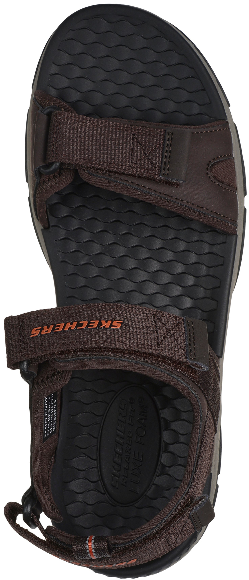 Сандалии мужские Skechers Casual 205112 CHOC 46 (12 US) коричнивые фото 