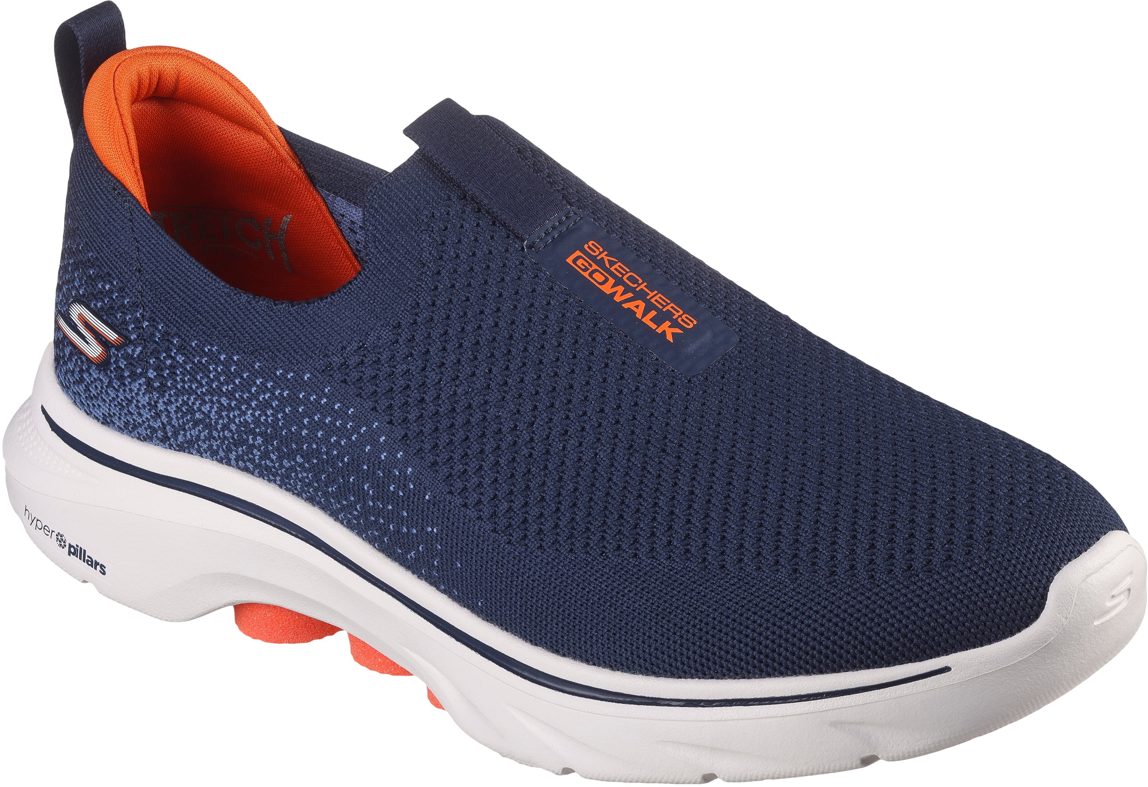 Слипоны мужские Skechers GO Walk 7 Extra Wide Fit 216633WW NVOR 43 (10 US) темно-синие фото 