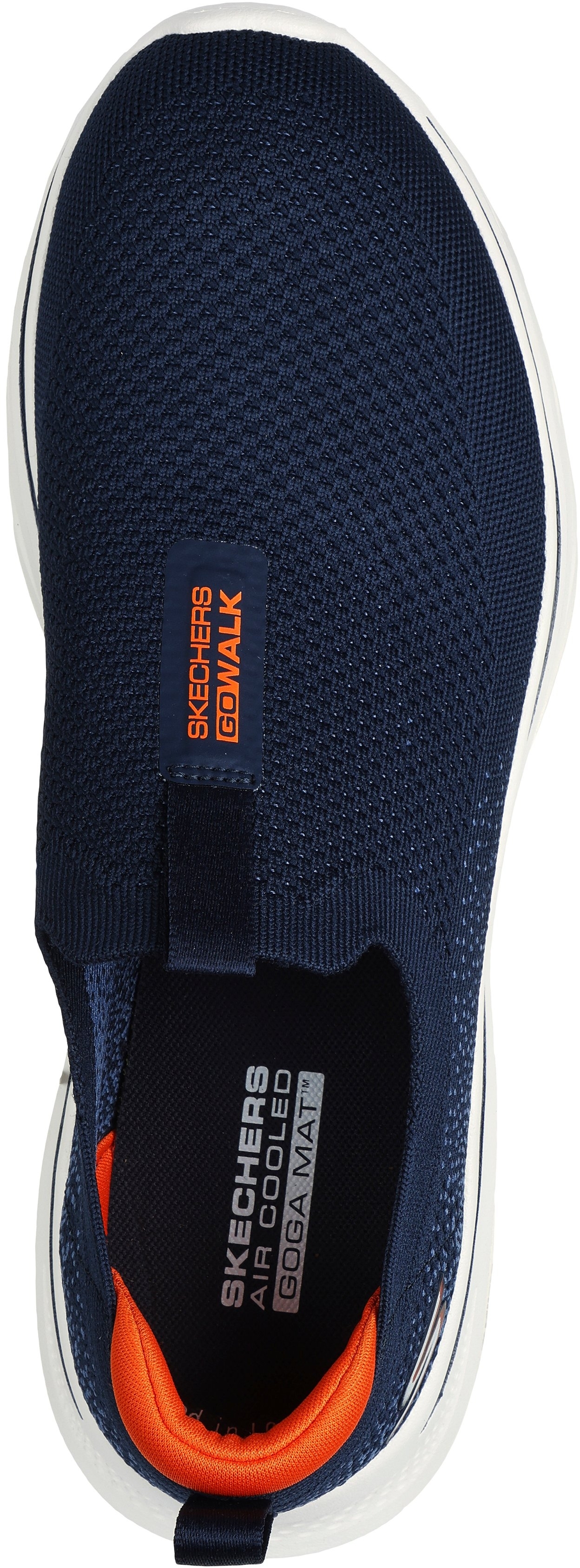 Слипоны мужские Skechers GO Walk 7 Extra Wide Fit 216633WW NVOR 43 (10 US) темно-синие фото 