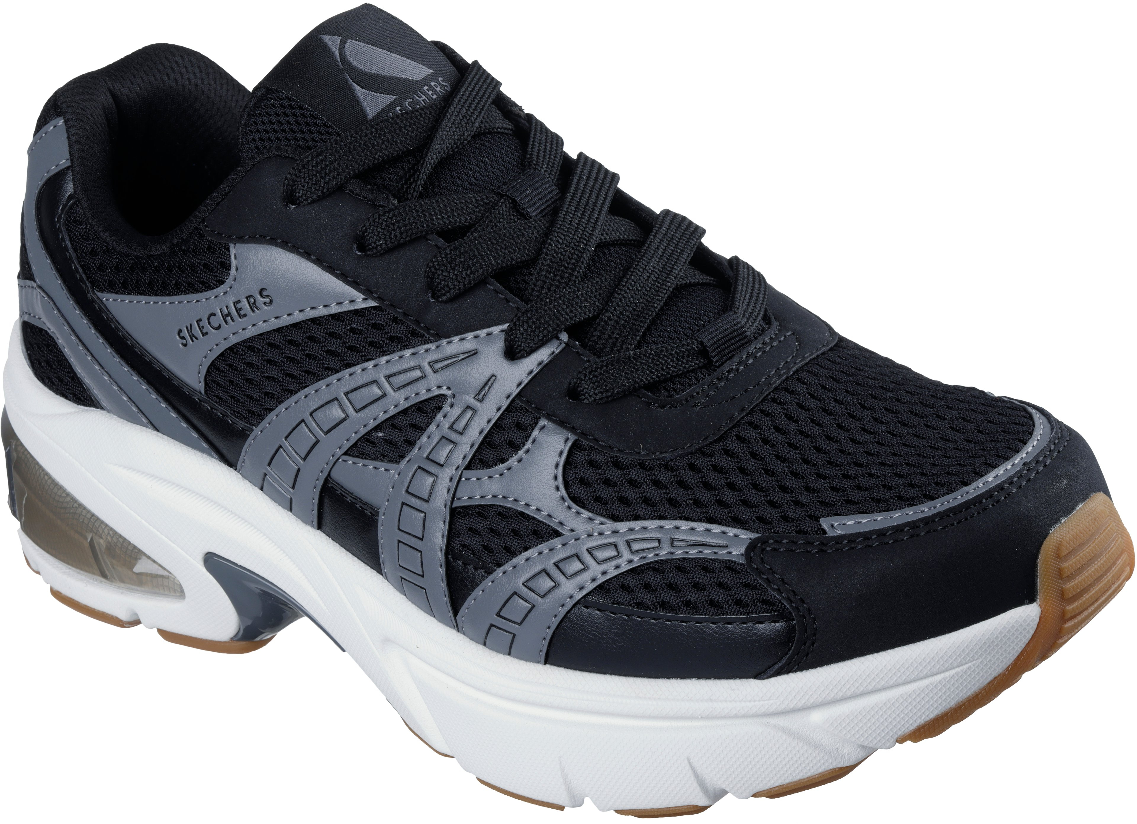 Кроссовки мужские Skechers Shadow 183215 BKGY 43 (10 US) черно-серые фото 