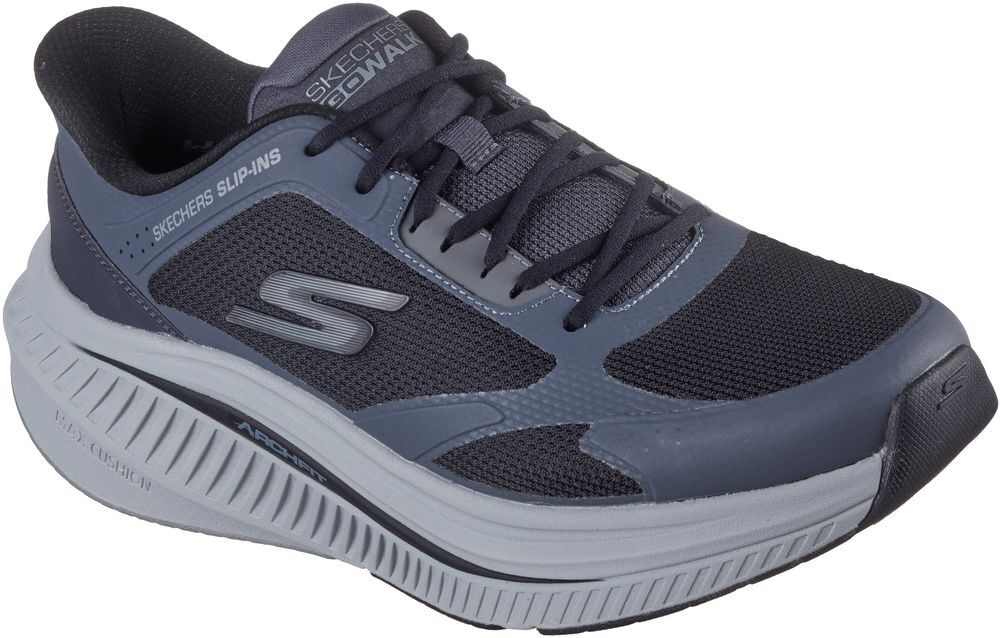 Кроссовки мужские Skechers GO WALK Max Cushioning Arch Fit 216351 BKCC 42 (9 US) серые фото 