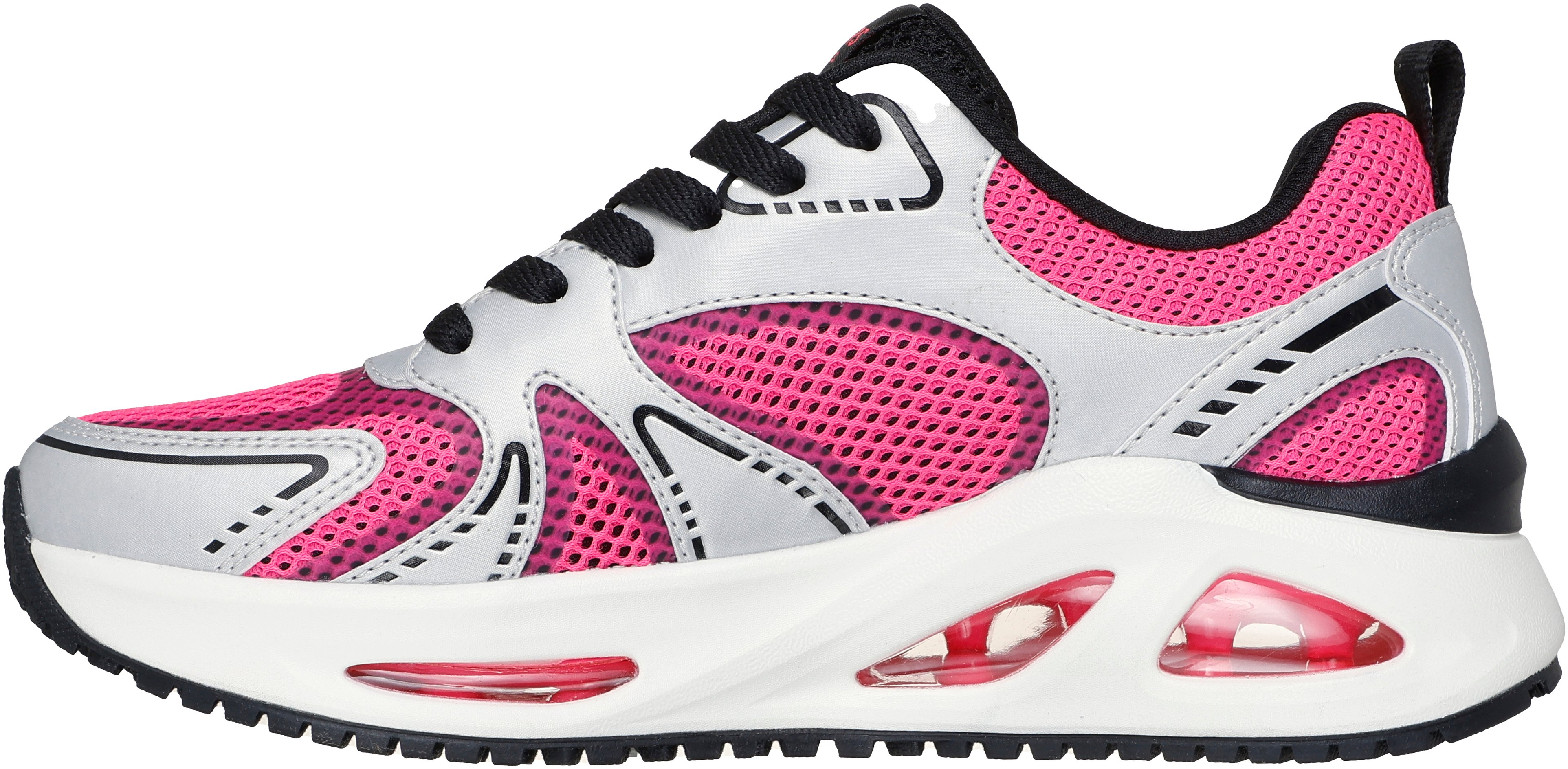 Кроссовки женские Skechers UNO Ego 177474 HPSL 38 (8 US) розово-серые фото 