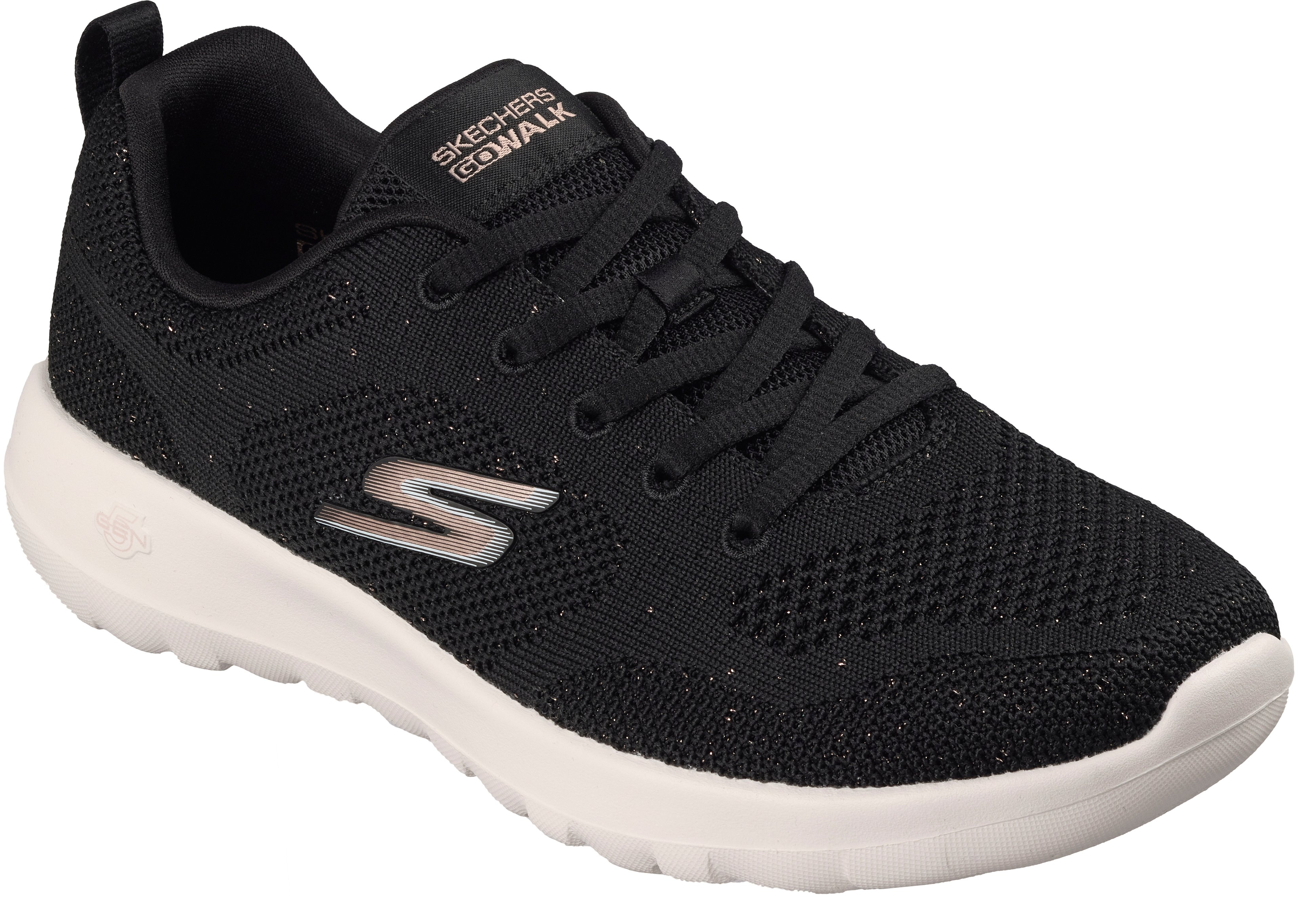 Кроссовки женские Skechers GO WALK Joy 124640 BKRG 39 (9 US) черные фото 3