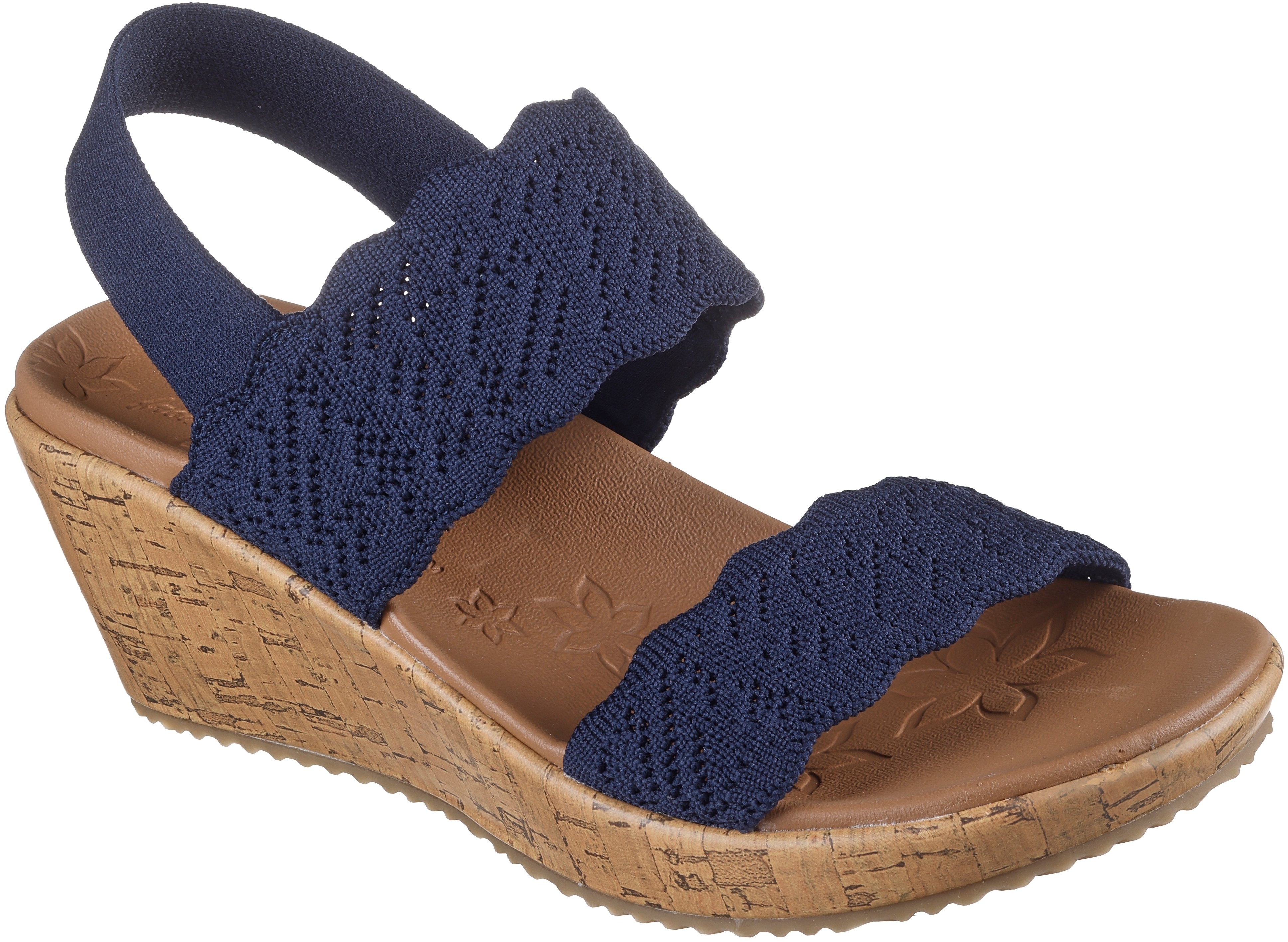 Босоножки женские Skechers Beverlee - Timeless Touch 119591 NVY 38 (8 US) темно-синие фото 