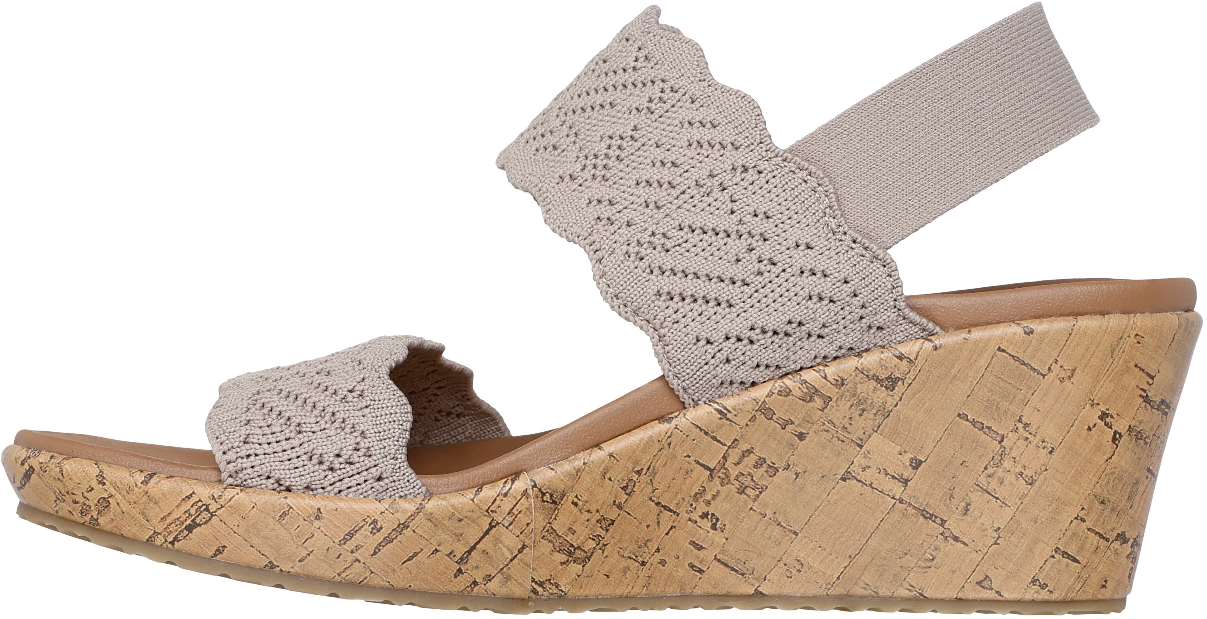 Босоножки женские Skechers Beverlee - Timeless Touch 119591 TPE 38 (8 US) бежевые фото 