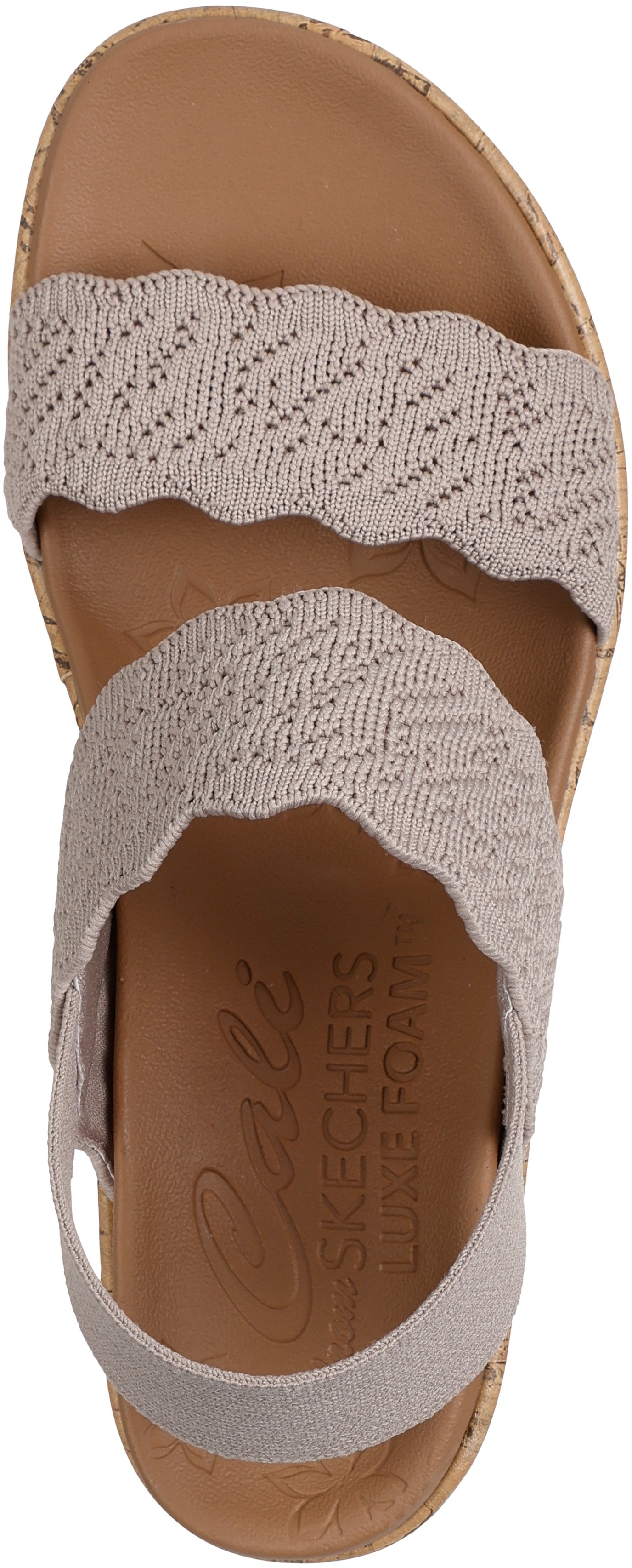 Босоножки женские Skechers Beverlee - Timeless Touch 119591 TPE 39 (9 US) бежевые фото 