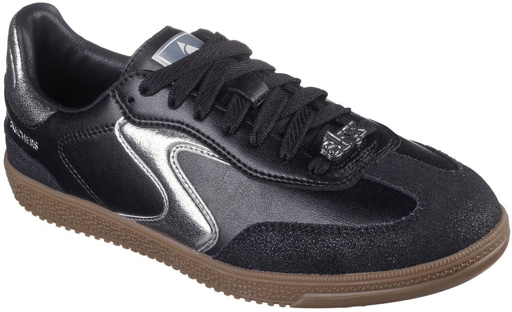 Кеды женские Skechers Hotshot 185236 BKSL 38,5 (8,5 US) черные фото 