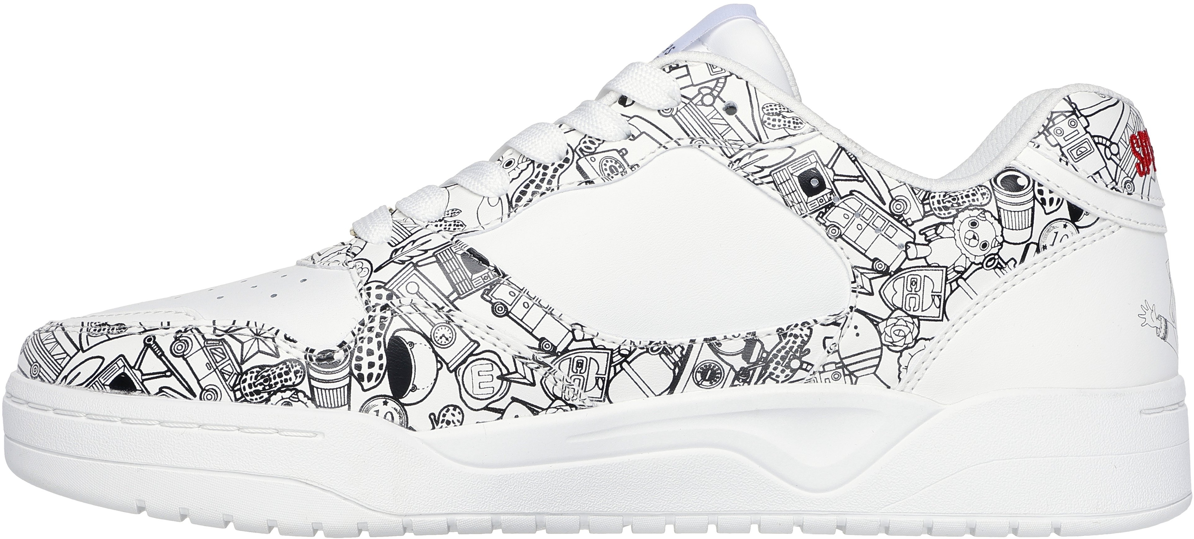 Кеды Skechers Spy x Family 183902 WHT 42 (9 US) белые фото 