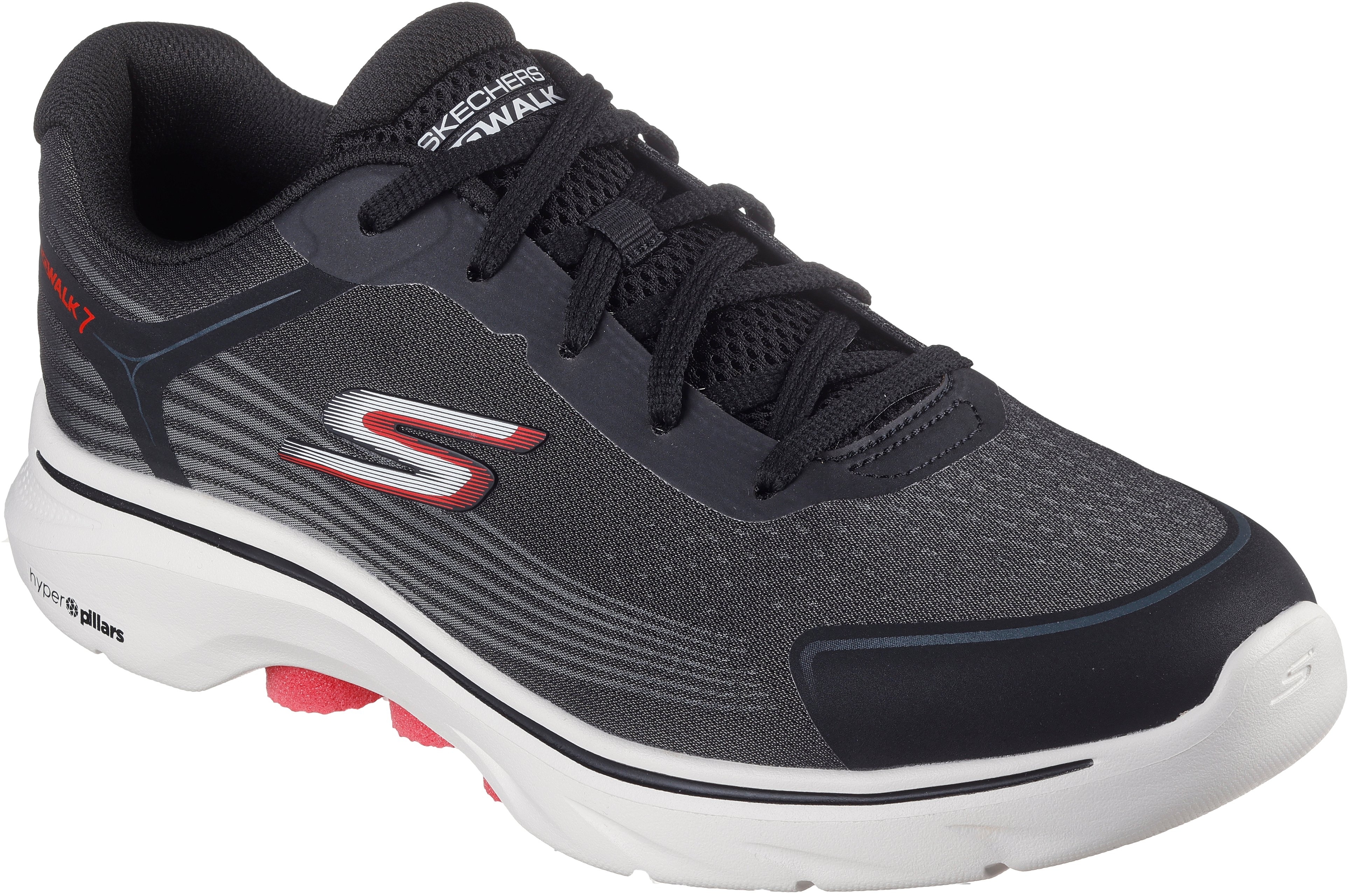 Кроссовки мужские Skechers GO WALK 7 216556 BKRD 43 (10 US) черные фото 3