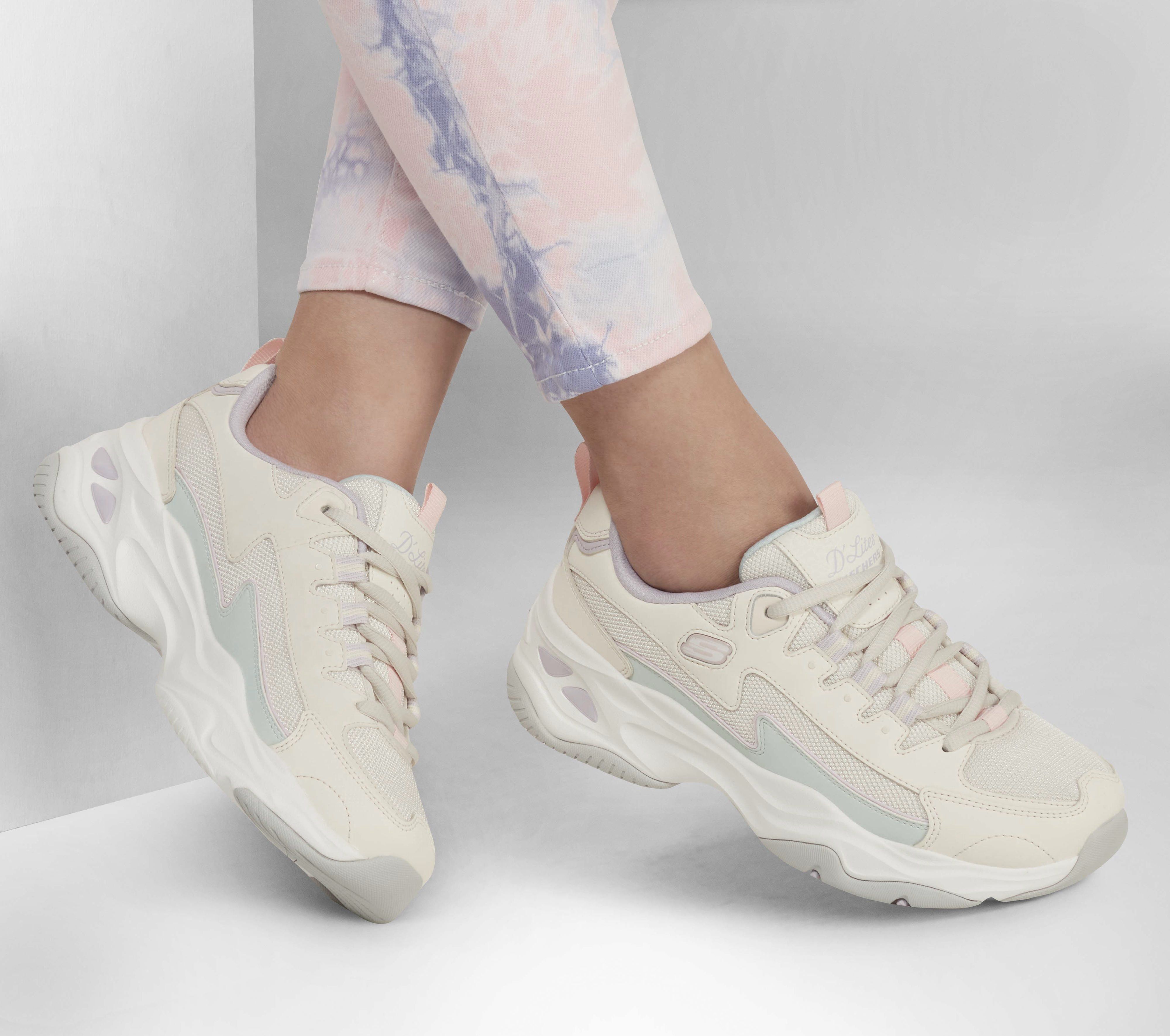 Кроссовки женские Skechers D'Lites 4.0 149491 NTMT 41 (11 US) светло-серые фото 