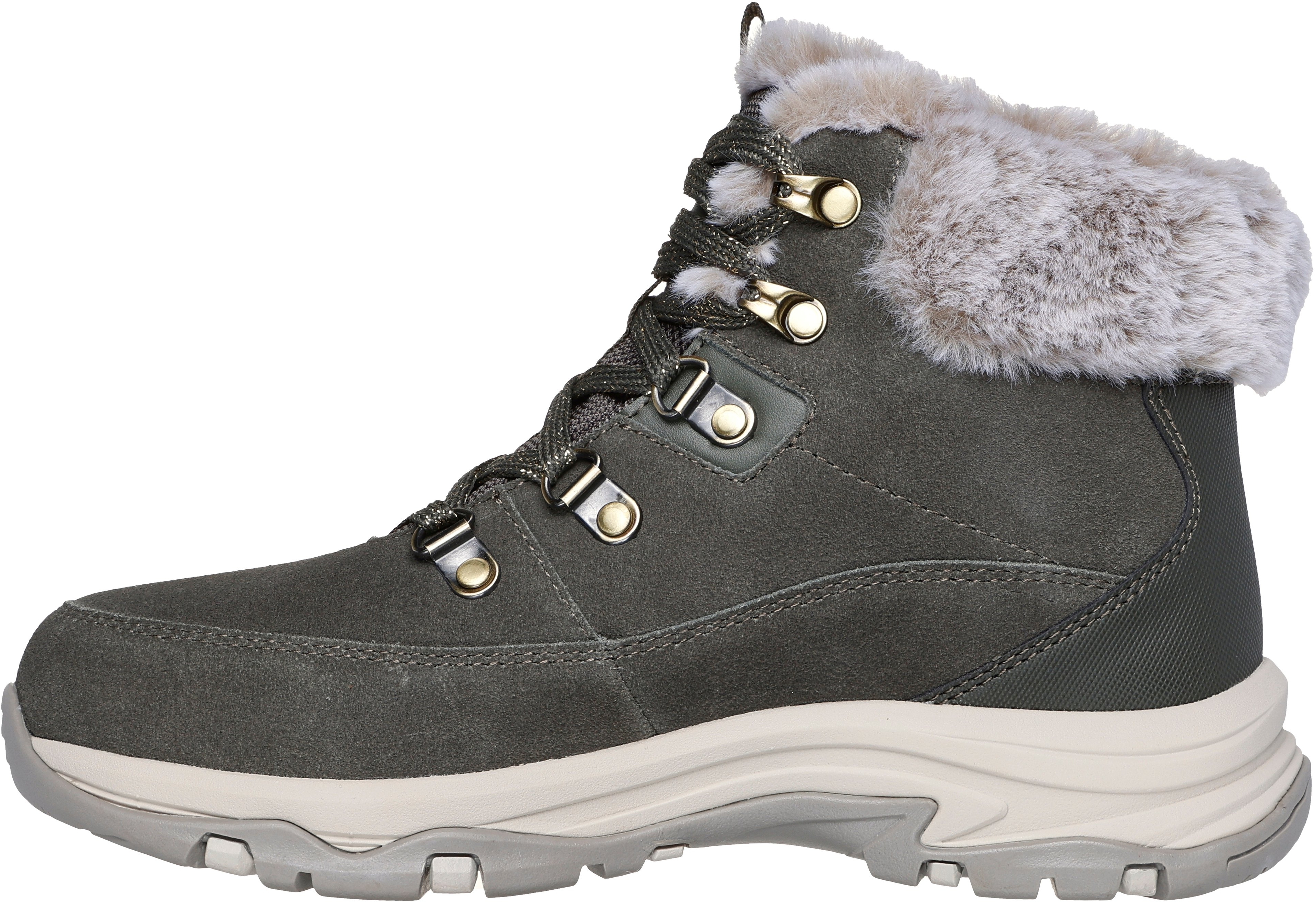 Ботинки жіночі Skechers Waterproof: Trego - Snow Worries 167882 OLV 38 (8 US) оливковіфото