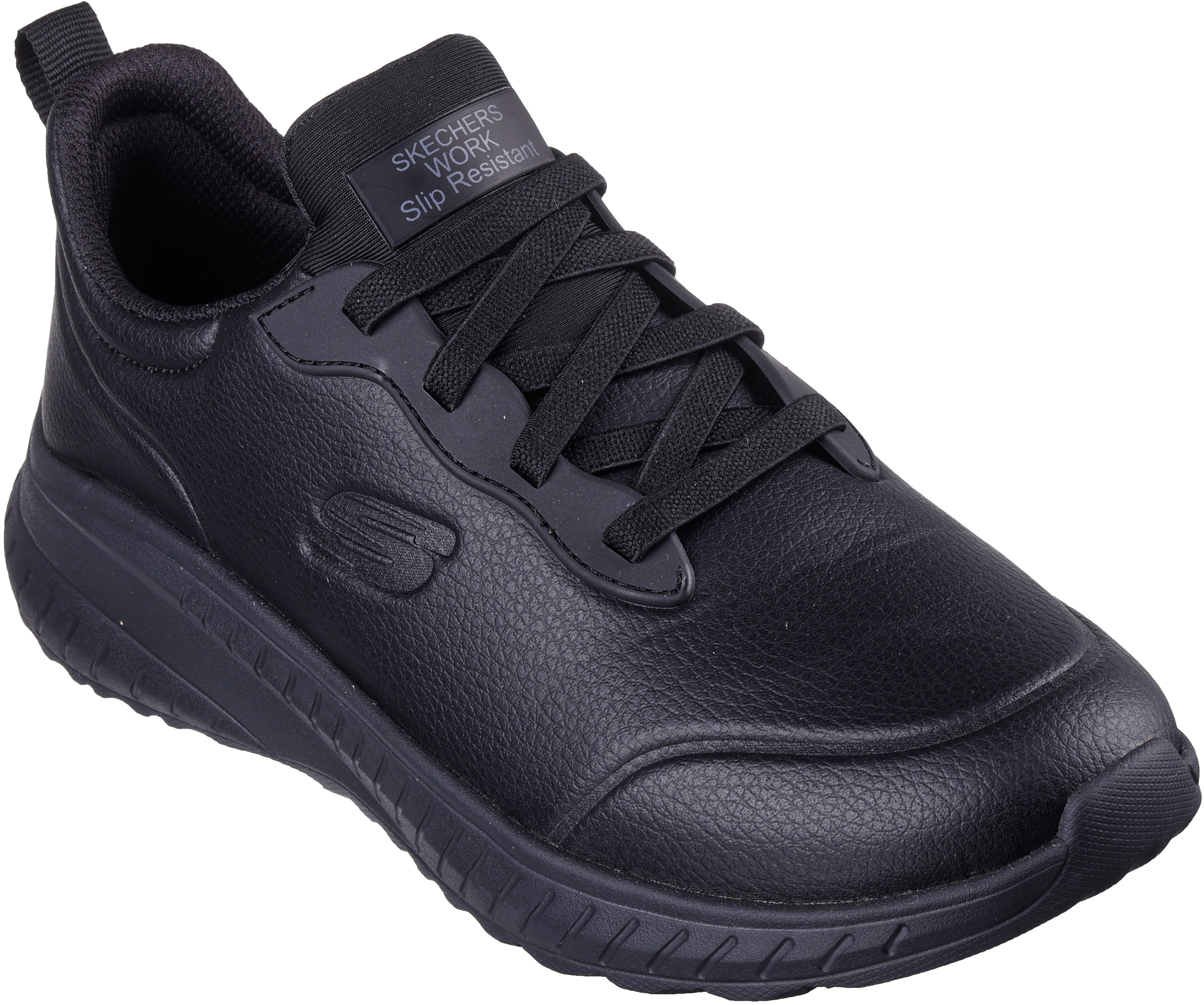 Кроссовки женские Skechers Squad Chaos Slip Resistant 108181 BLK 38,5 (8,5 US) черные фото 