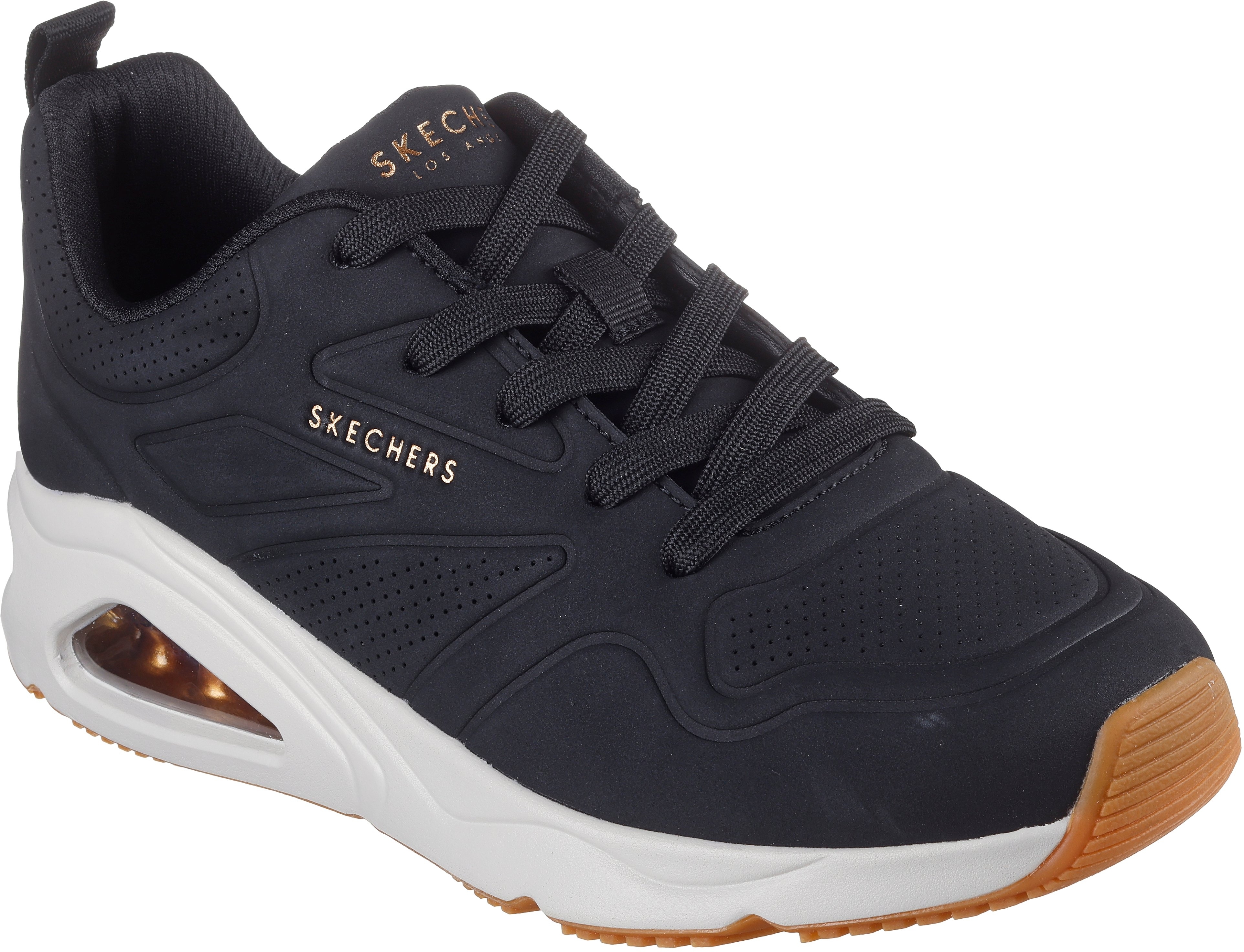 Кроссовки женские Skechers Tres-Air Uno 177390 BLK 39 (9 US) черные фото 