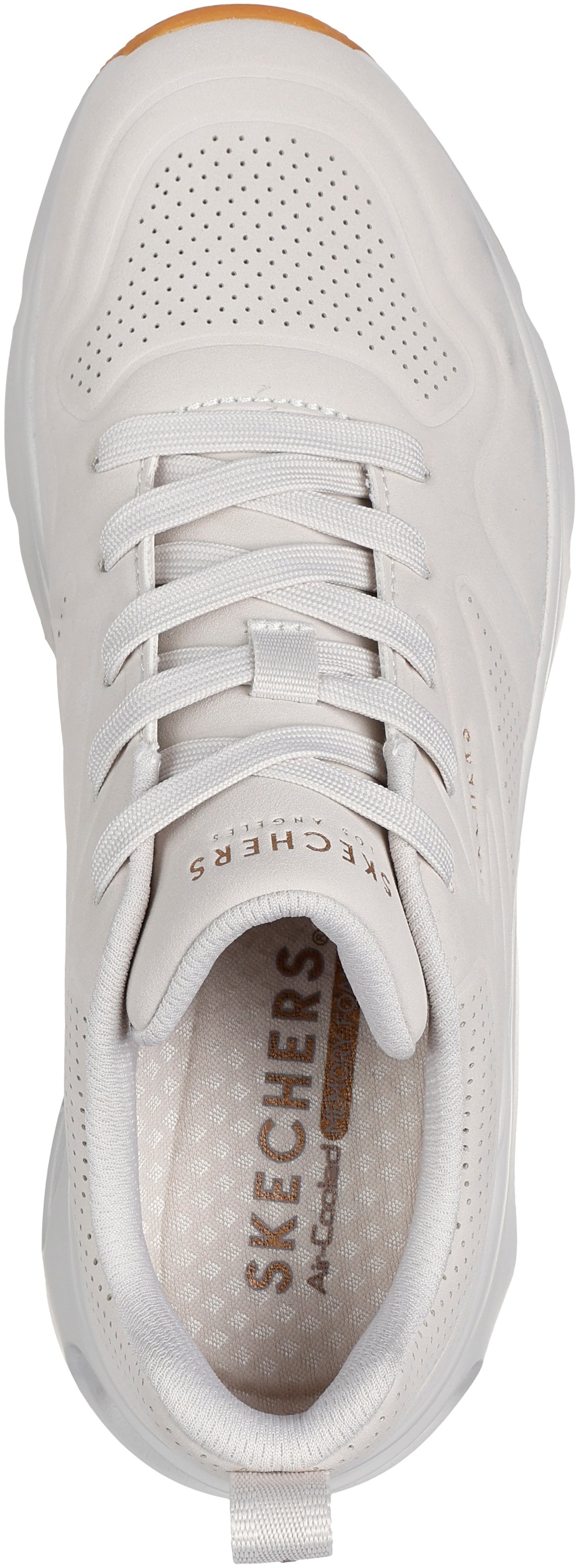 Кроссовки женские Skechers Tres-Air Uno 177390 OFWT 39 (9 US) молочные фото 