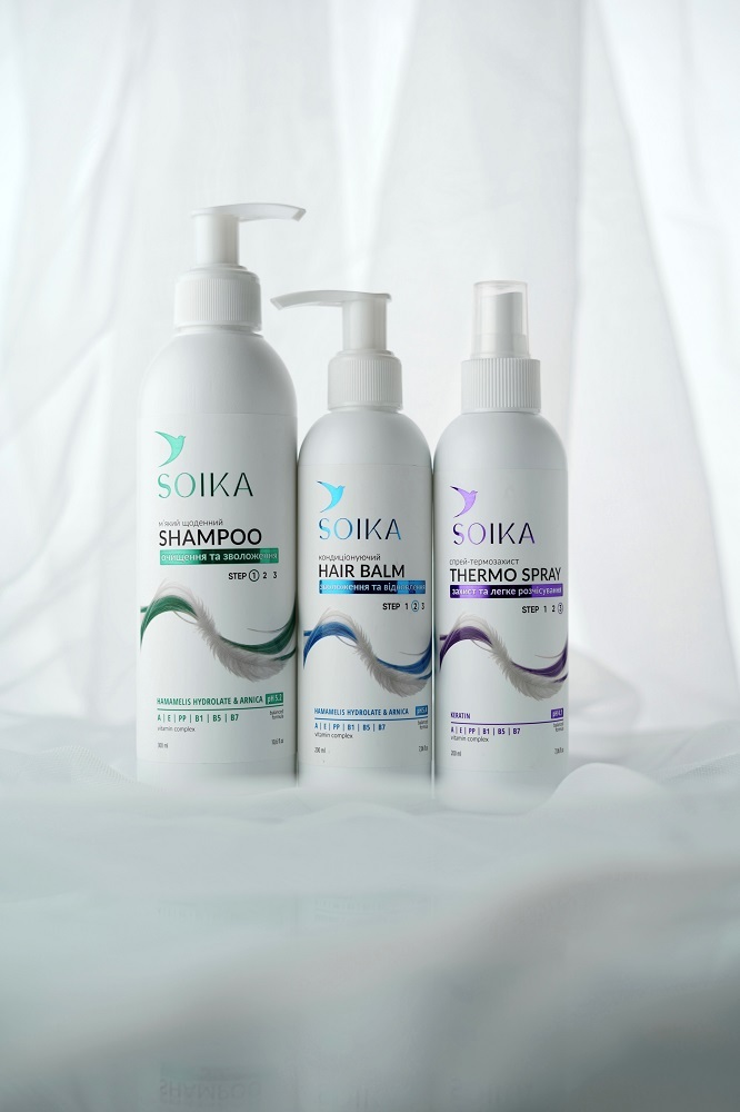 Набір для волосся Soika 3в1 Очищення та Зволоження (шампунь+кондиціонер+спрей)фото6