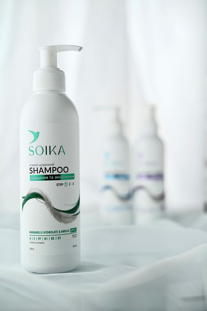 Набор для волос Soika 3в1 Blue Очистка и Увлажнение Праздничный (шампунь+кондиционер+спрей) фото 