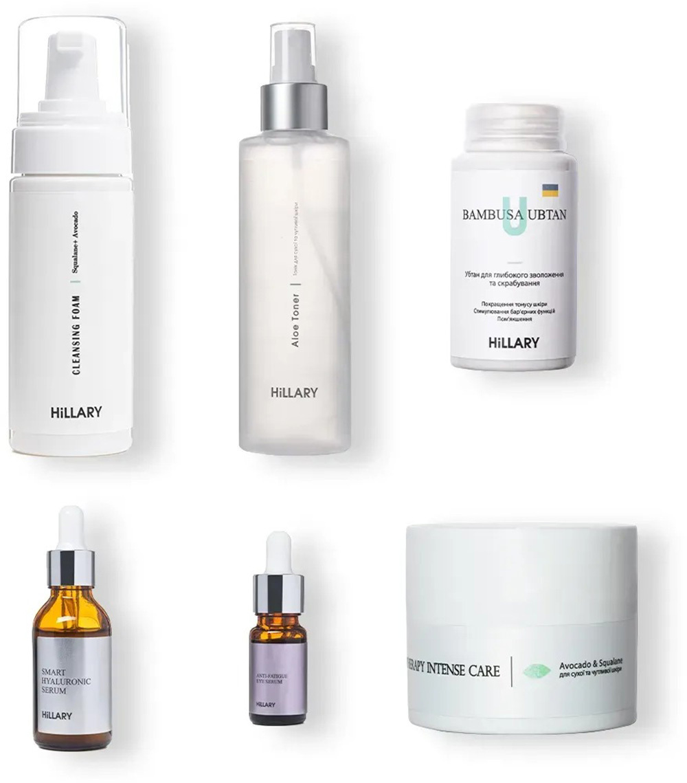 Набор Hillary Perfect 6 для ежедневного ухода за сухой и чувствительной кожей фото 2