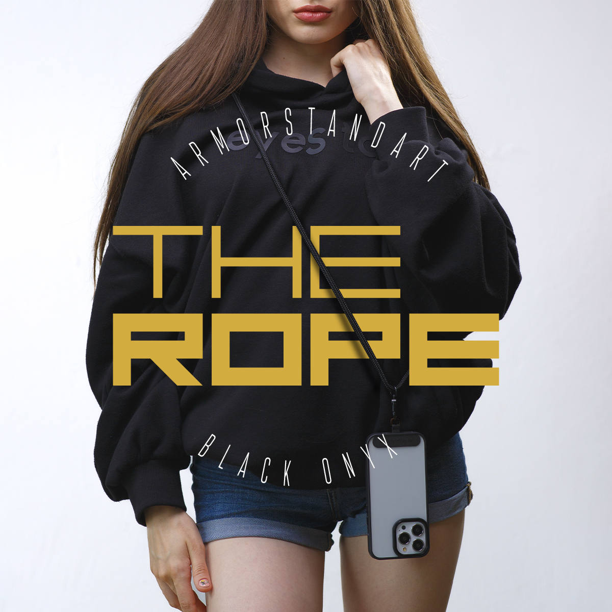 Ремешок для смартфона ArmorStandart Rope Black Onyx with Dark holder (ARM67195) фото 3