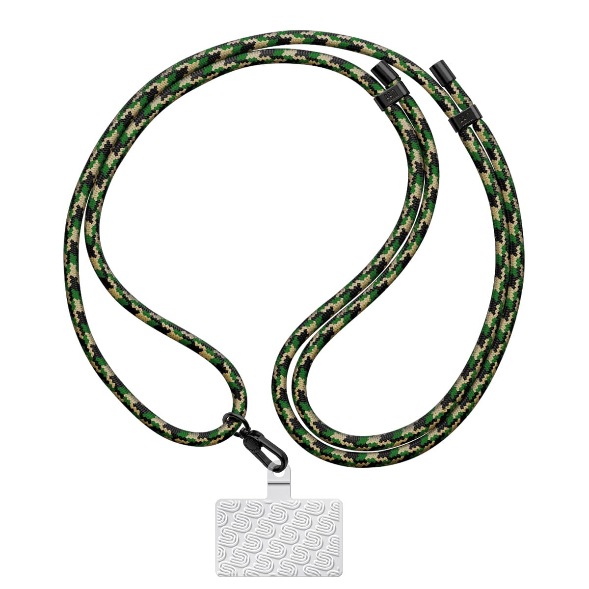 Ремешок для смартфона ArmorStandart Rope Black Military with Clear holder (ARM76092) фото 2