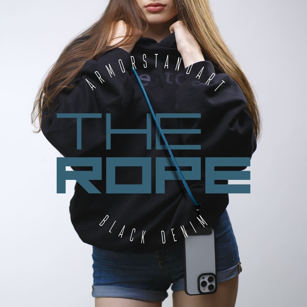 Ремінець для смартфону ArmorStandart Rope Black Denim with Dark holder (ARM76096)фото3